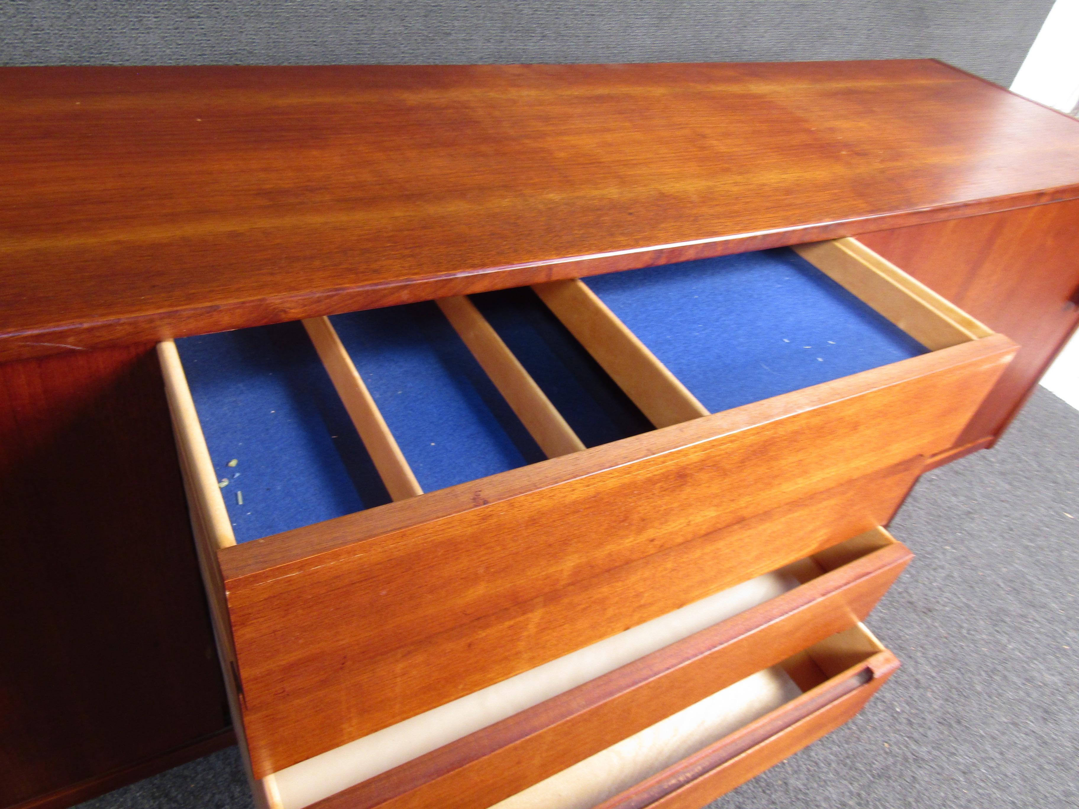 Mid-Century Modern Danish Teak Credenza 7