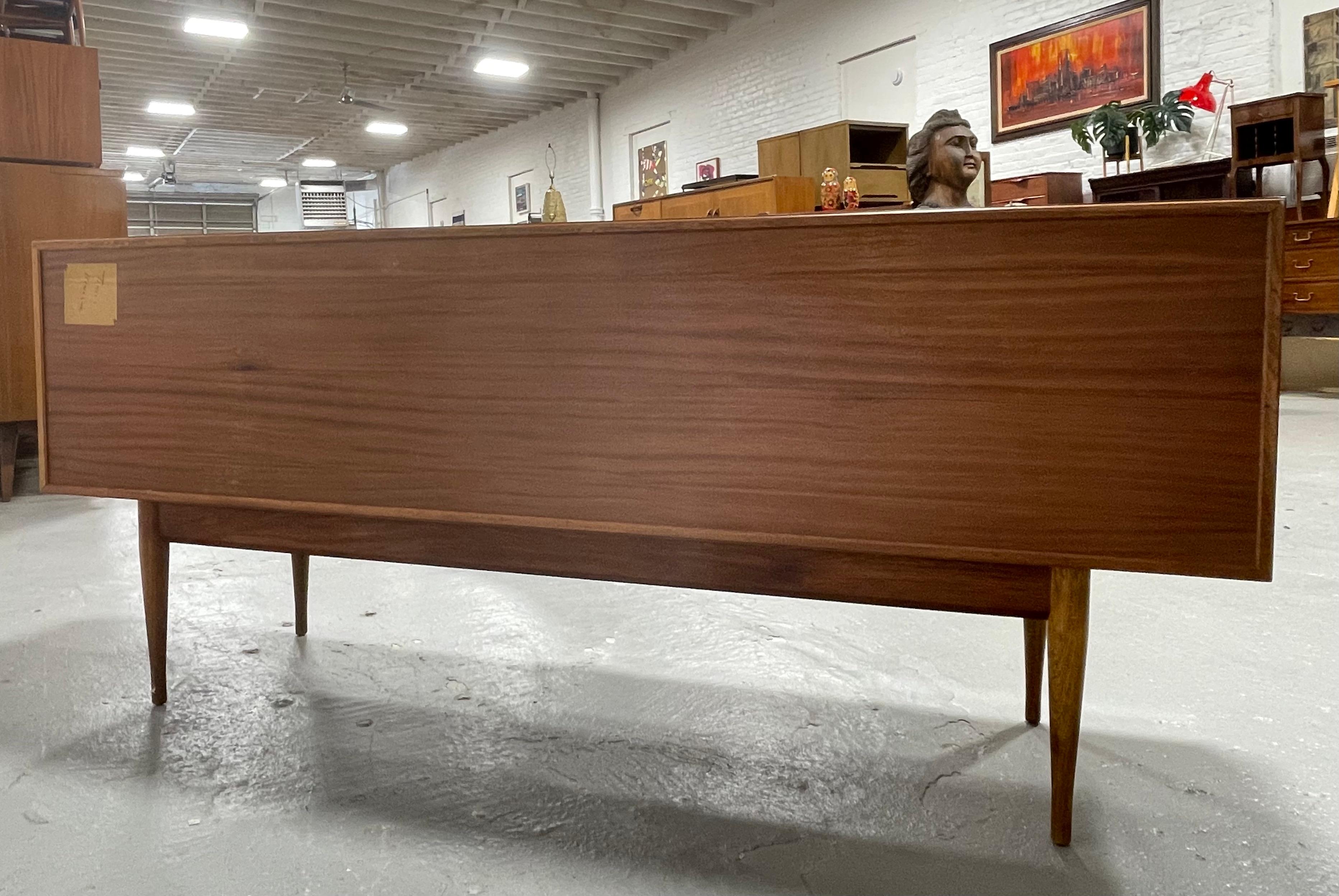 Mid Century Modern Danish Teak Credenza / Media Console, c. 1960s For Sale 9