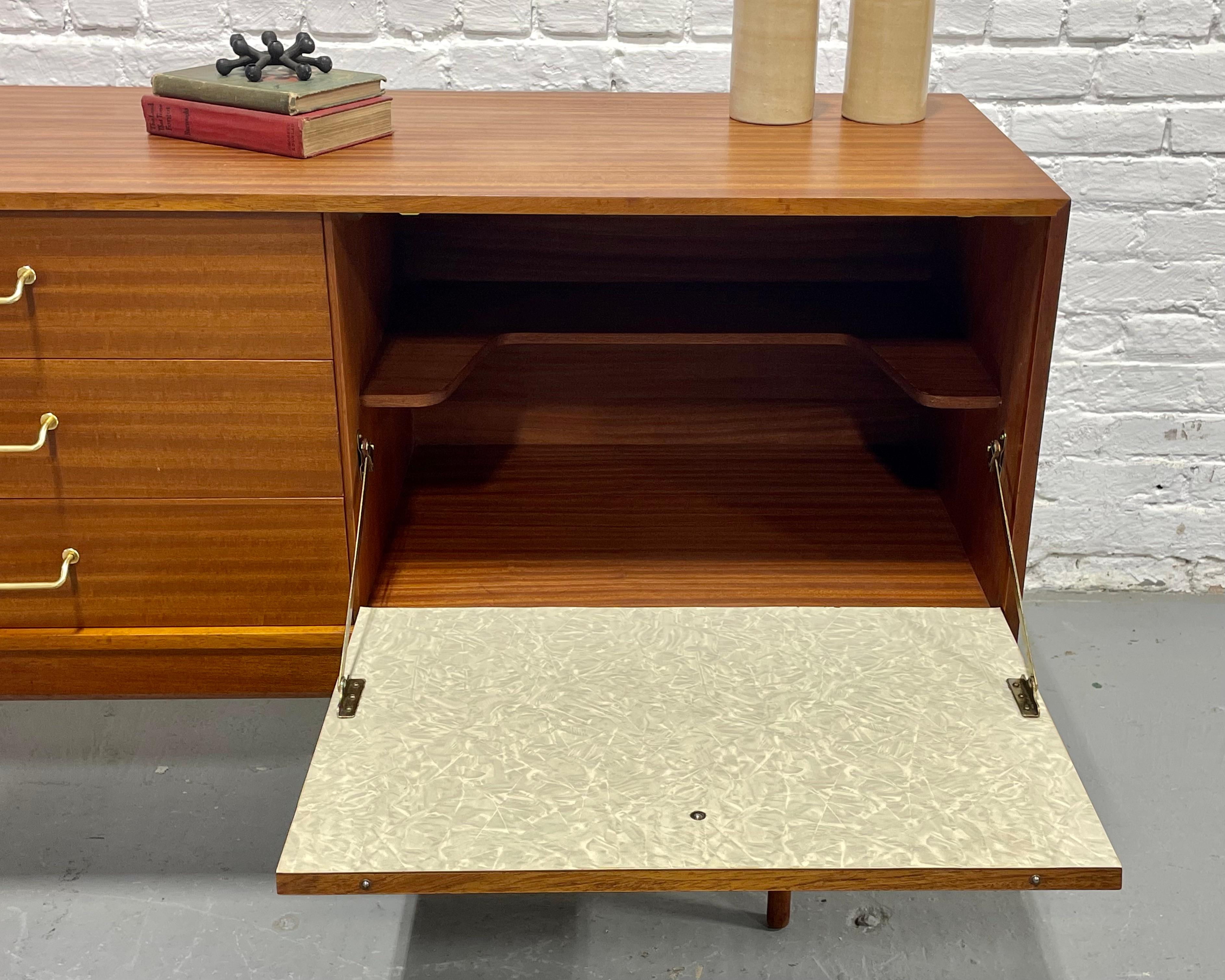 Mid Century Modern Danish Teak Credenza / Media Console, c. 1960s For Sale 2