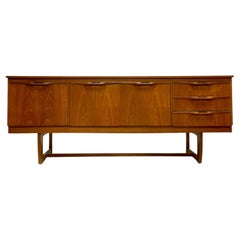 Mid Century Modern Danish Teak CREDENZA / Media Stand by J. Sakol, c. 1960's