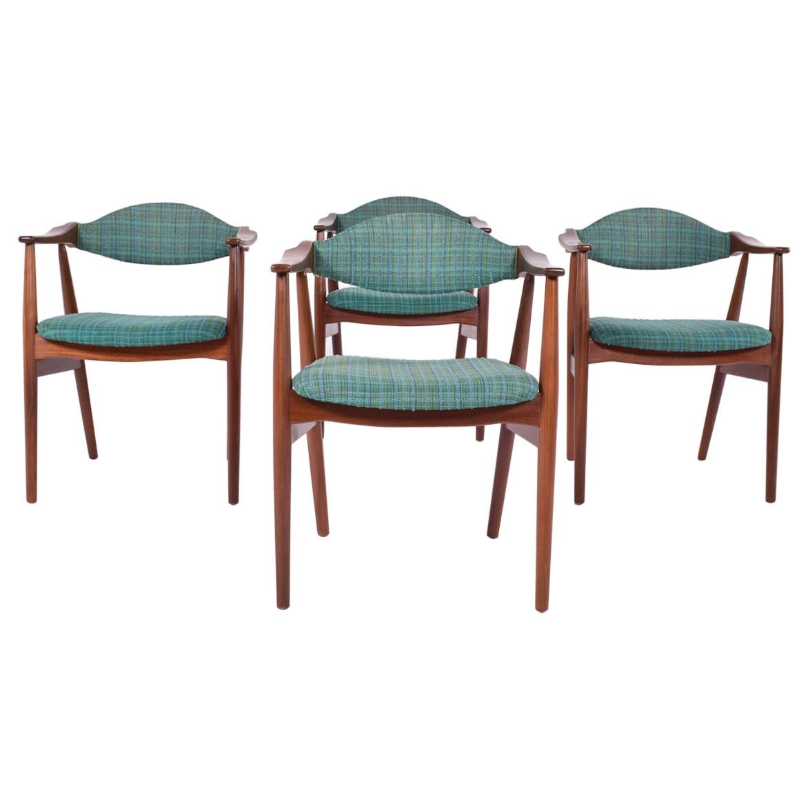 Mid-Century Modern Danish Teak Dining Chairs, 1960s