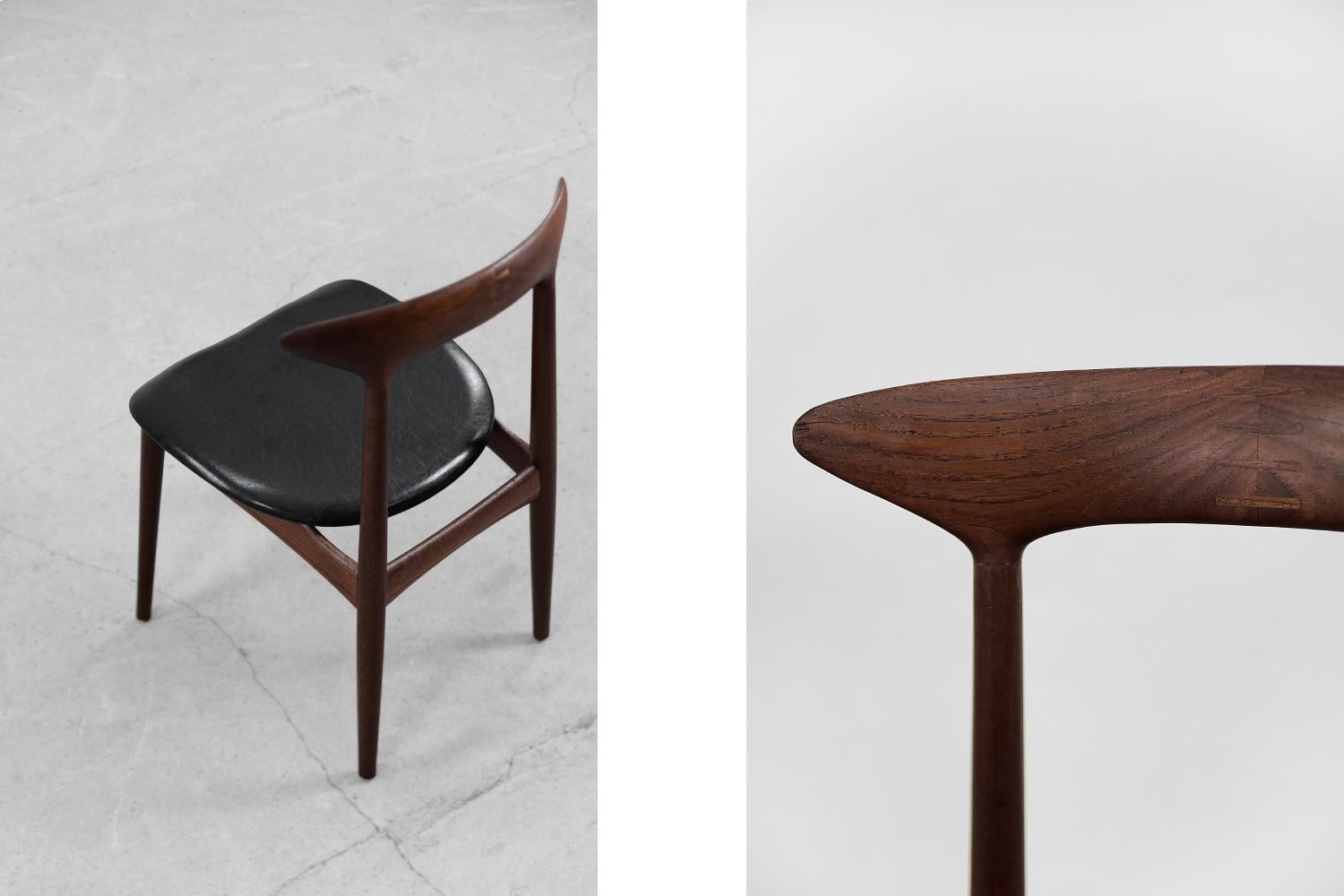 Mid-Century Modern Danish Teak Dining Chairs by Kurt Østervig, 1960s, Set of 6 6