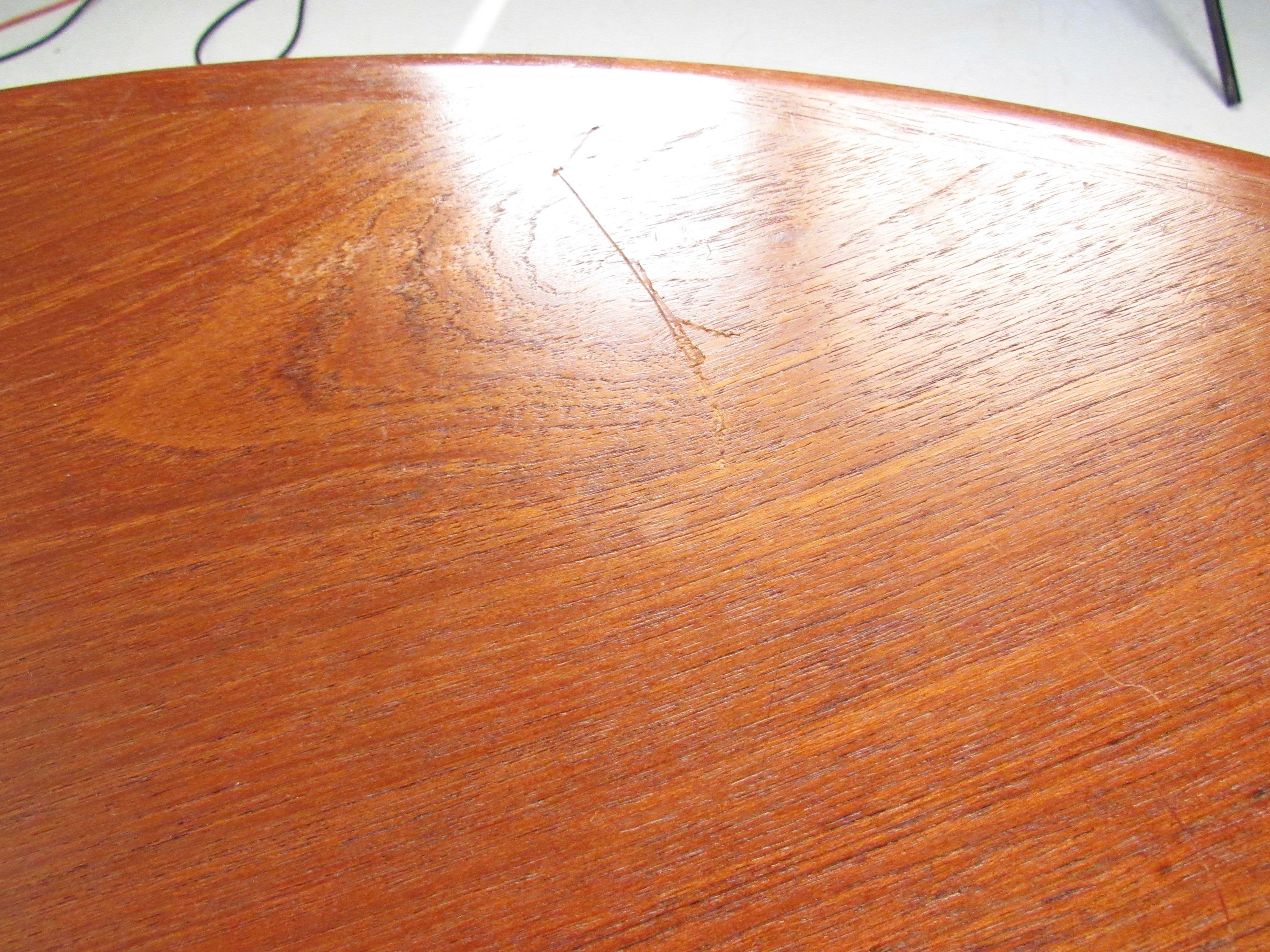 Mid-Century Modern Danish Teak Dining Table 4