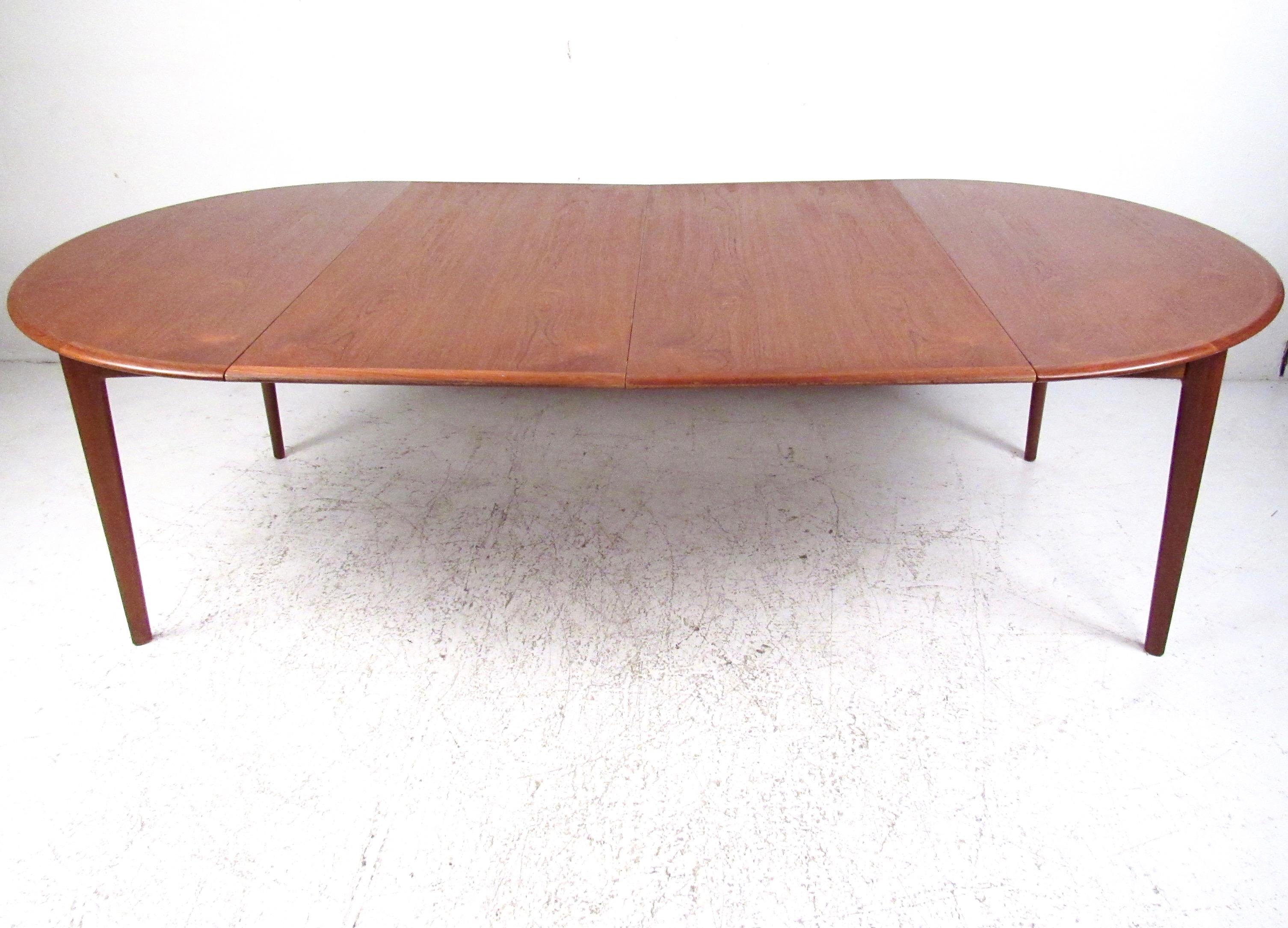 vintage teak dining table