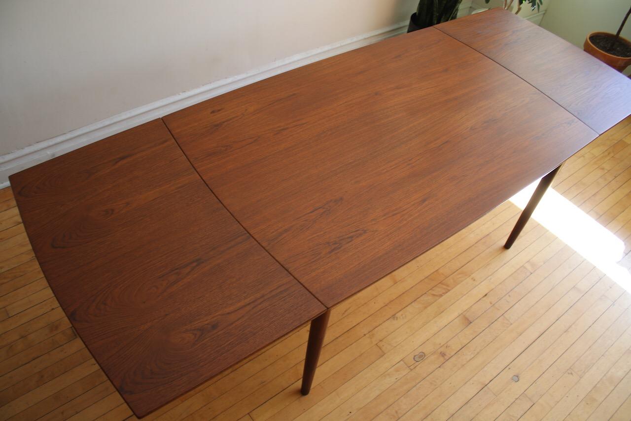 Mid-Century Modern Danish Teak Dining Table 2