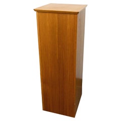 Mid Century Modern Danish Teak Display Pedestal Stand