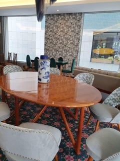 Mid-Century Modern Danish Teak Drop-Leaf Dining Table, Kurt Ostervig, Jason Mob