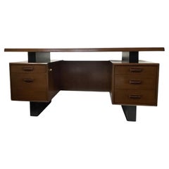 Vintage Mid-Century Modern Danish Teak Floating Desk by Colibri, 1960s