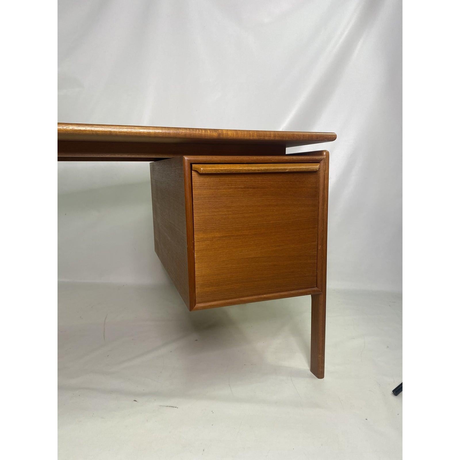 Mid-Century Modern Danish Teak Floating Desk 1