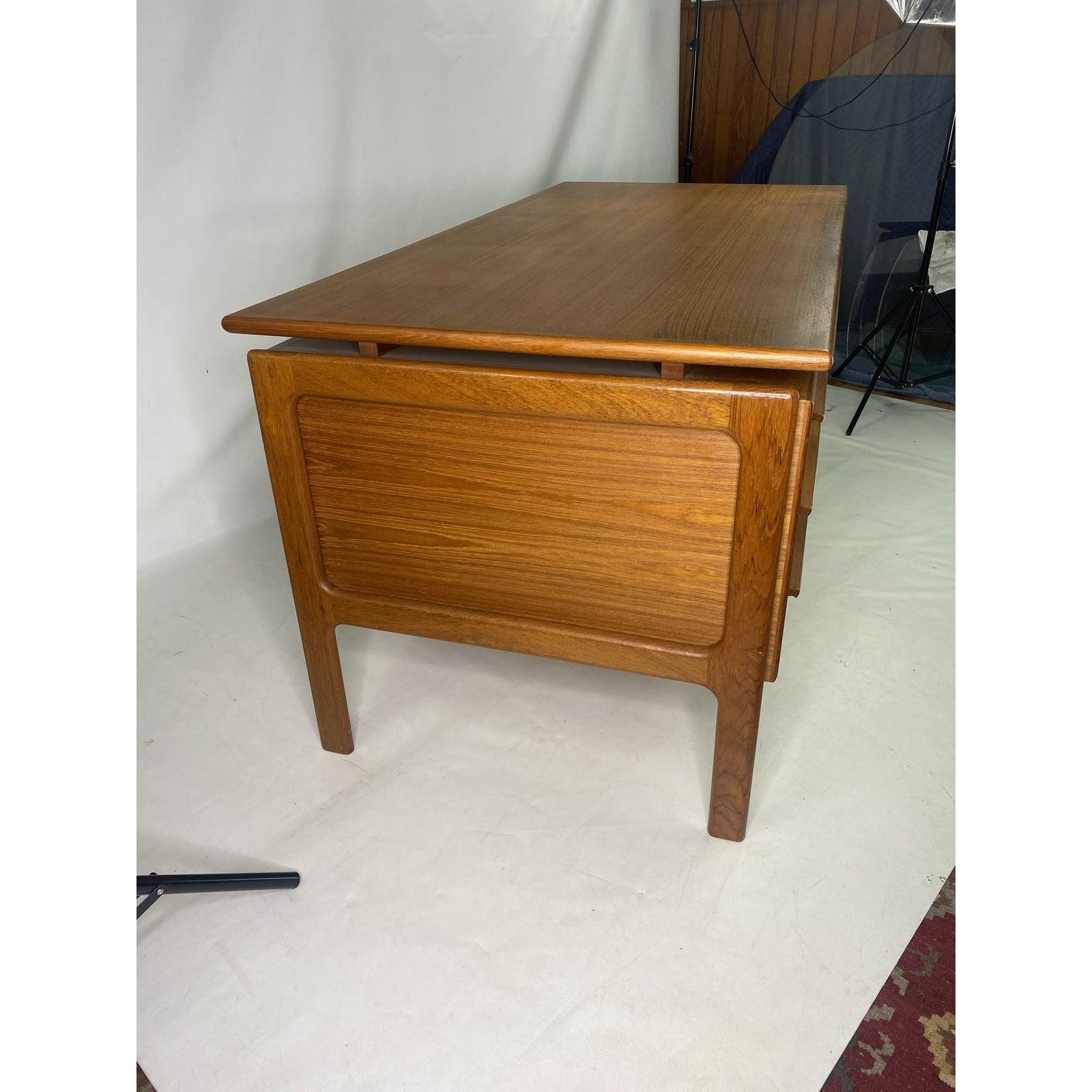 Mid-Century Modern Danish Teak Floating Desk 2