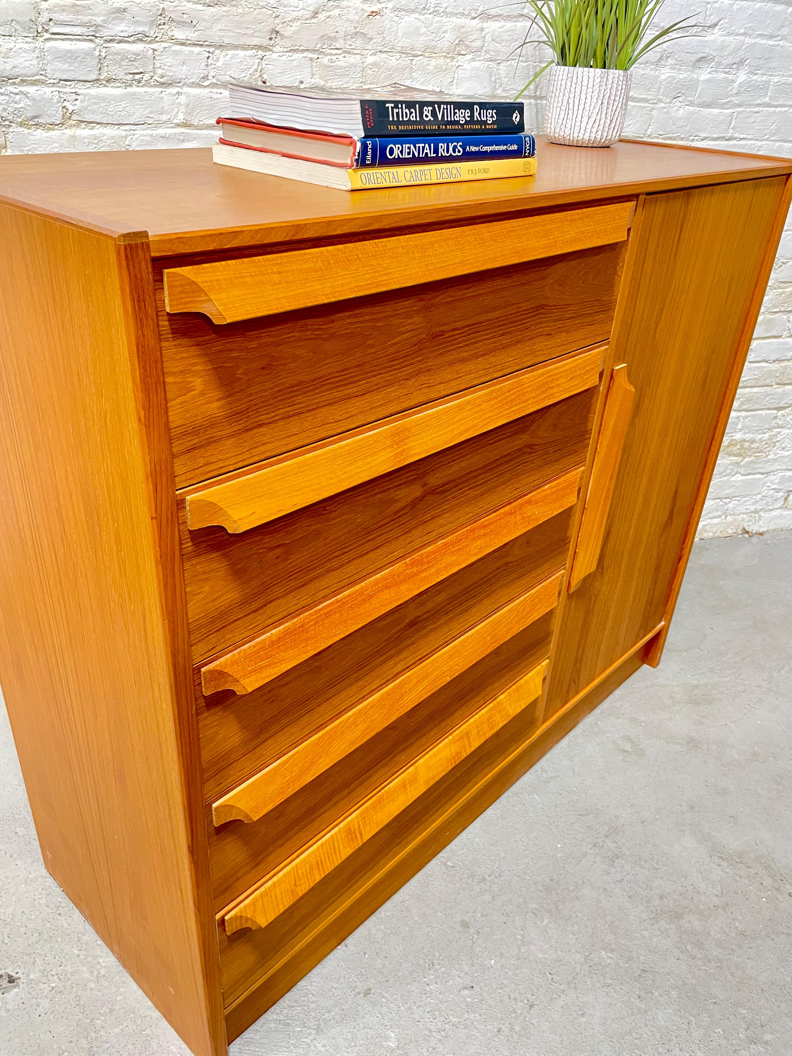 Mid-Century Modern Danish Teak Gentlemen's Chest / Armoire by Skovby Mobelfabrik 7