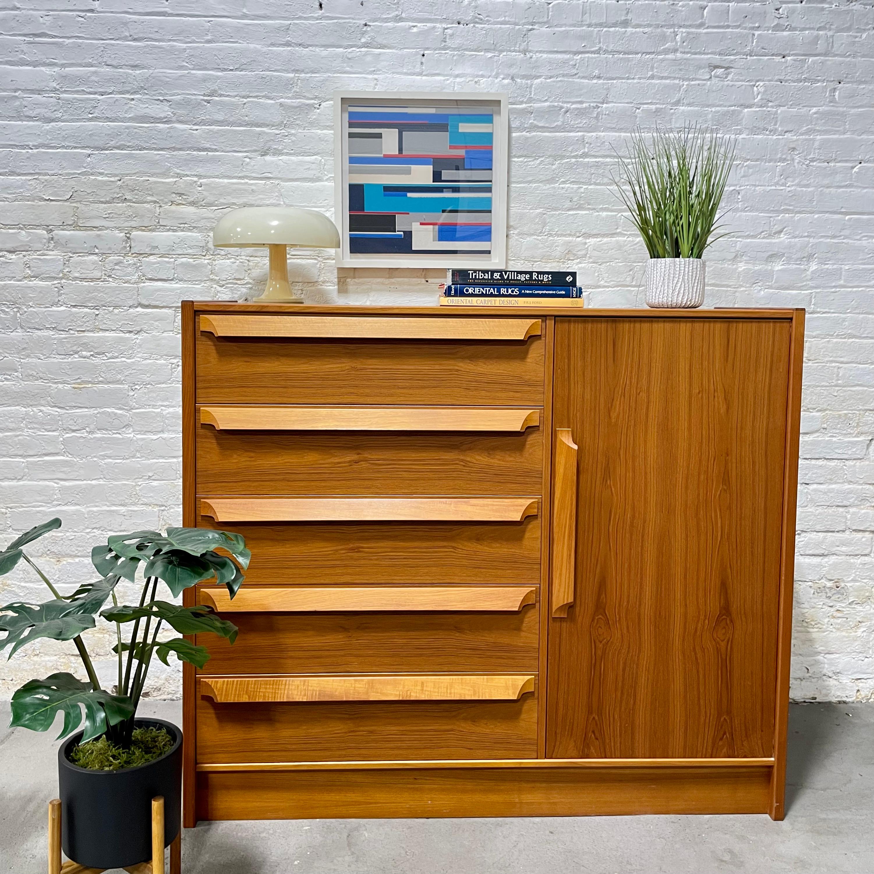 Mid-Century Modern Danish Teak Gentlemen's Chest / Armoire by Skovby Mobelfabrik In Good Condition In Weehawken, NJ