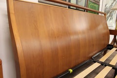 Mid Century Modern Danish Teak King Size Bed w '2' Nightstands