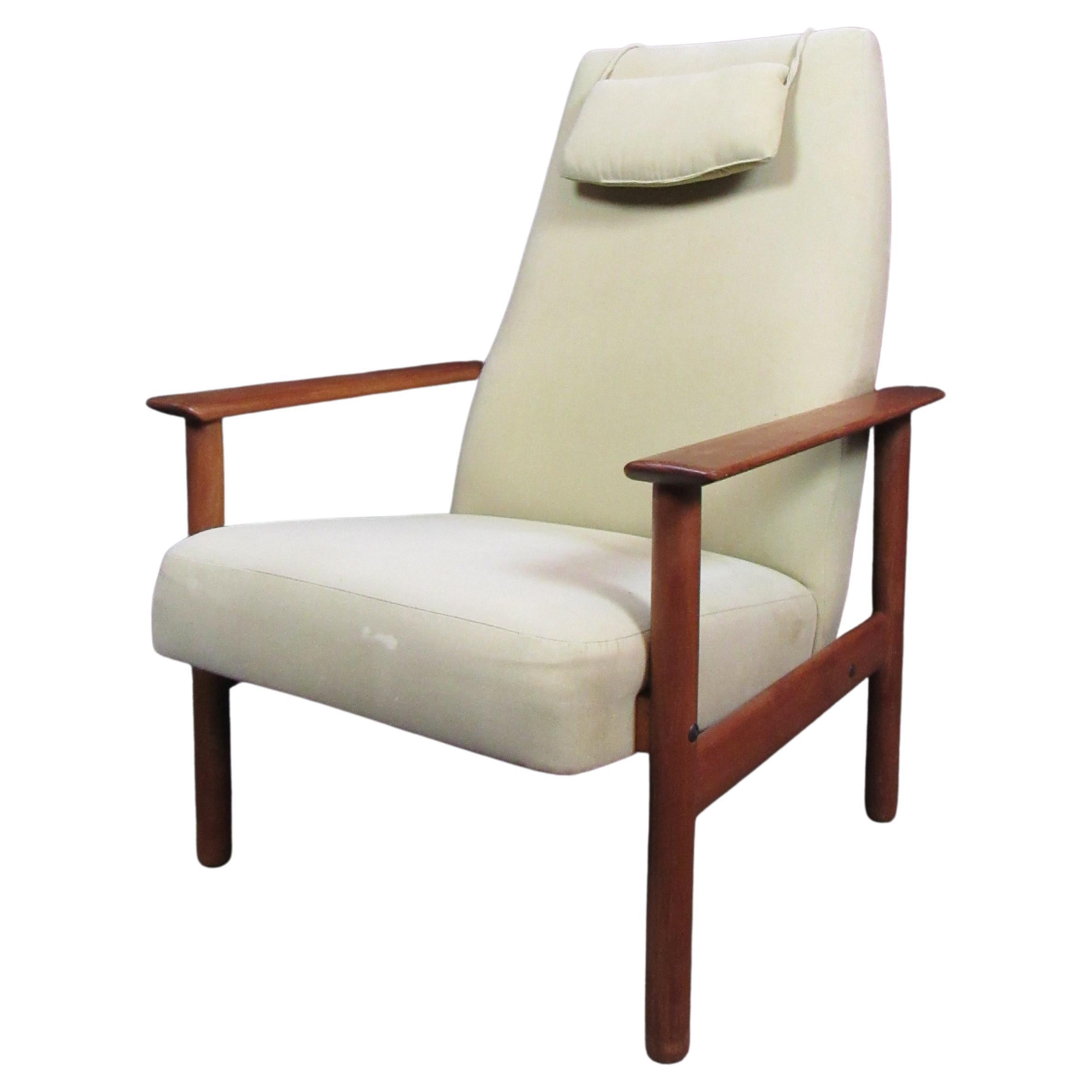Mid-Century Modern Danish Teak Lounge Chair