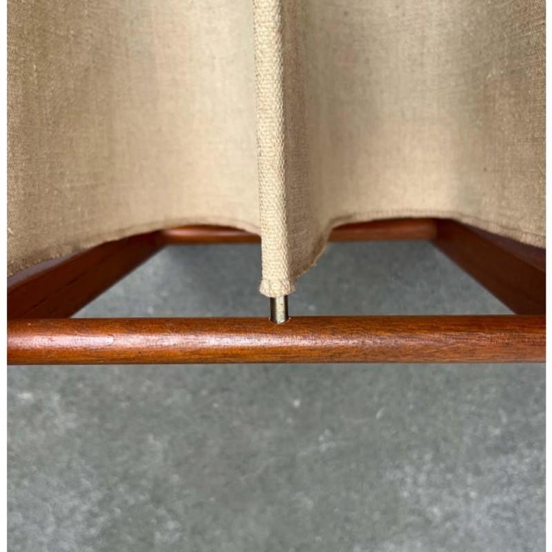 Mid-Century Modern Danish Teak Magazine Holder, 1960s For Sale 10