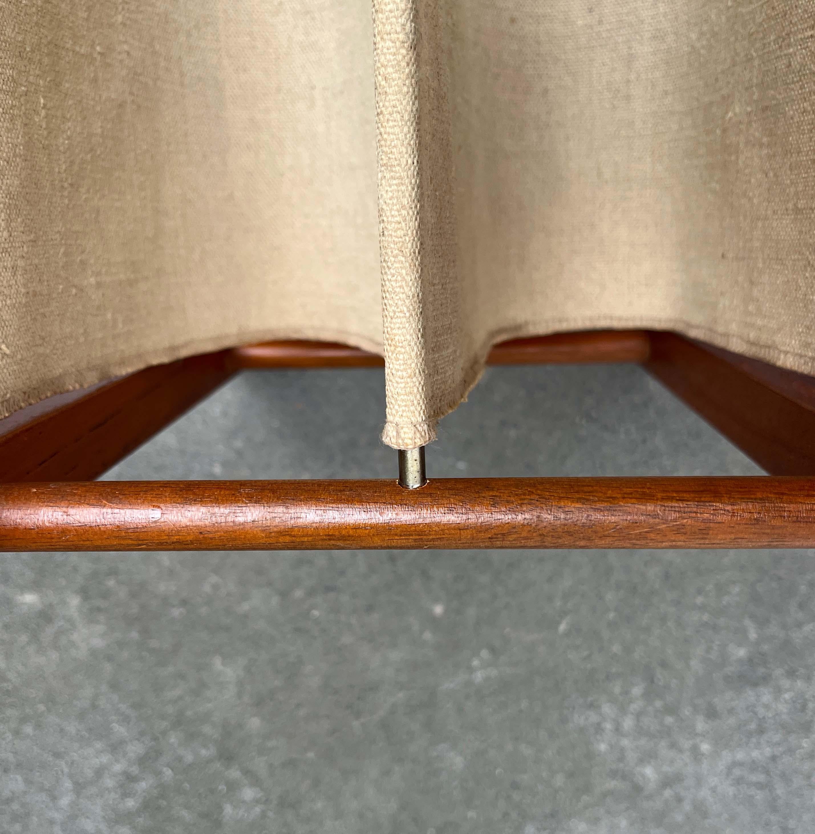 Mid-Century Modern Danish Teak Magazine Holder, 1960s For Sale 2