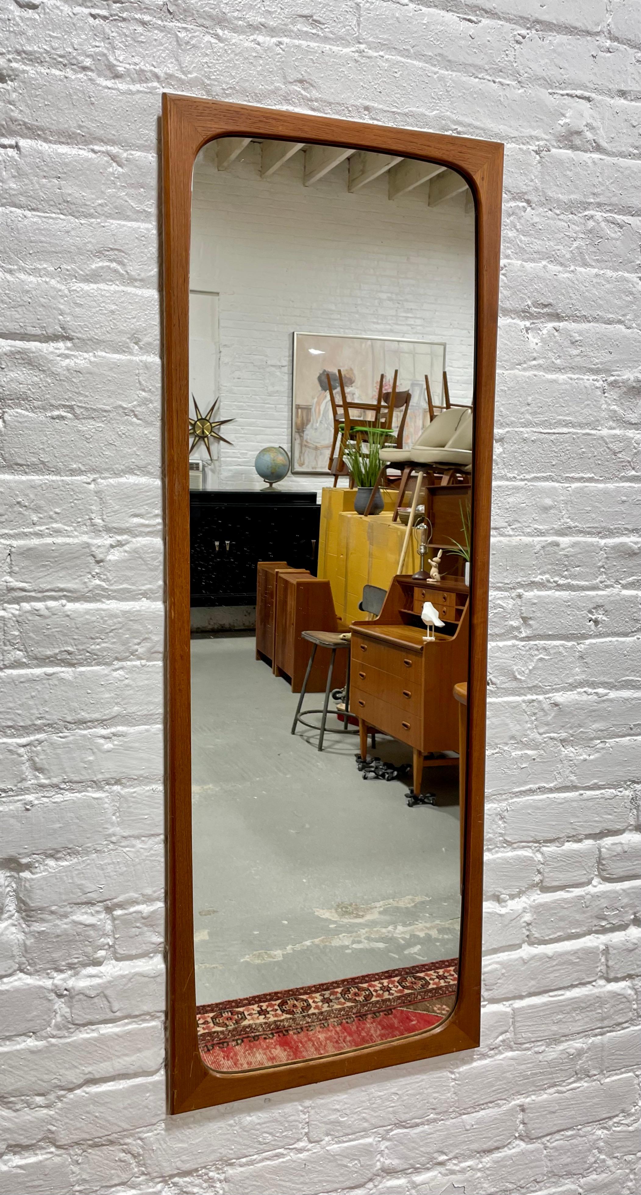 Mirror Mid Century Modern DANISH Teak MIRROR by Aksel Kjersgaard For Sale