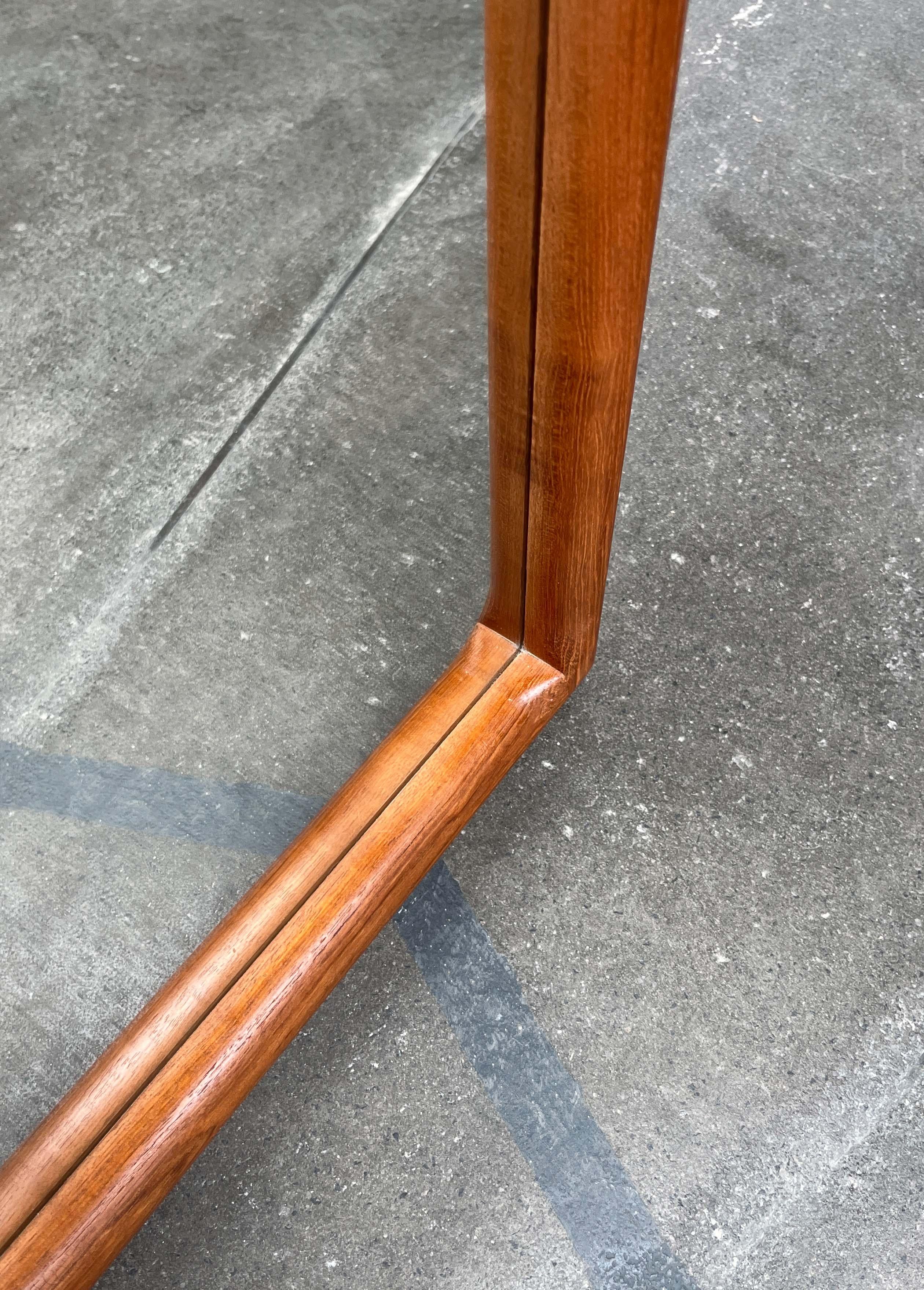 Specchio danese in teak della Vildbjerg Møbelfabrik, anni '60, metà del secolo scorso in vendita 2