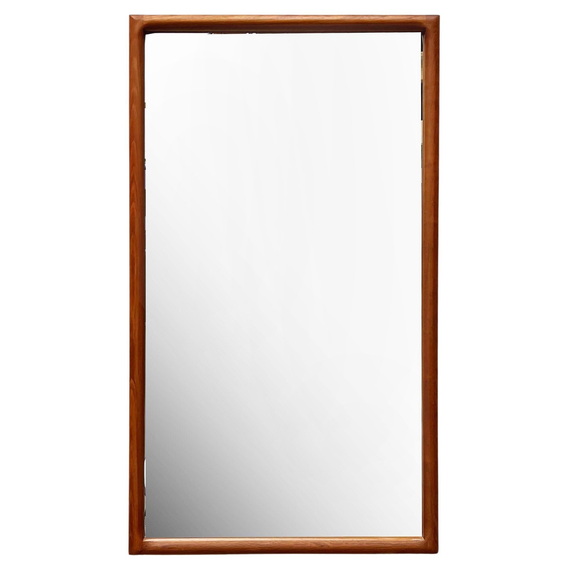 Mid-Century Modern Danish Teak Mirror from Vildbjerg Møbelfabrik, 1960s For Sale