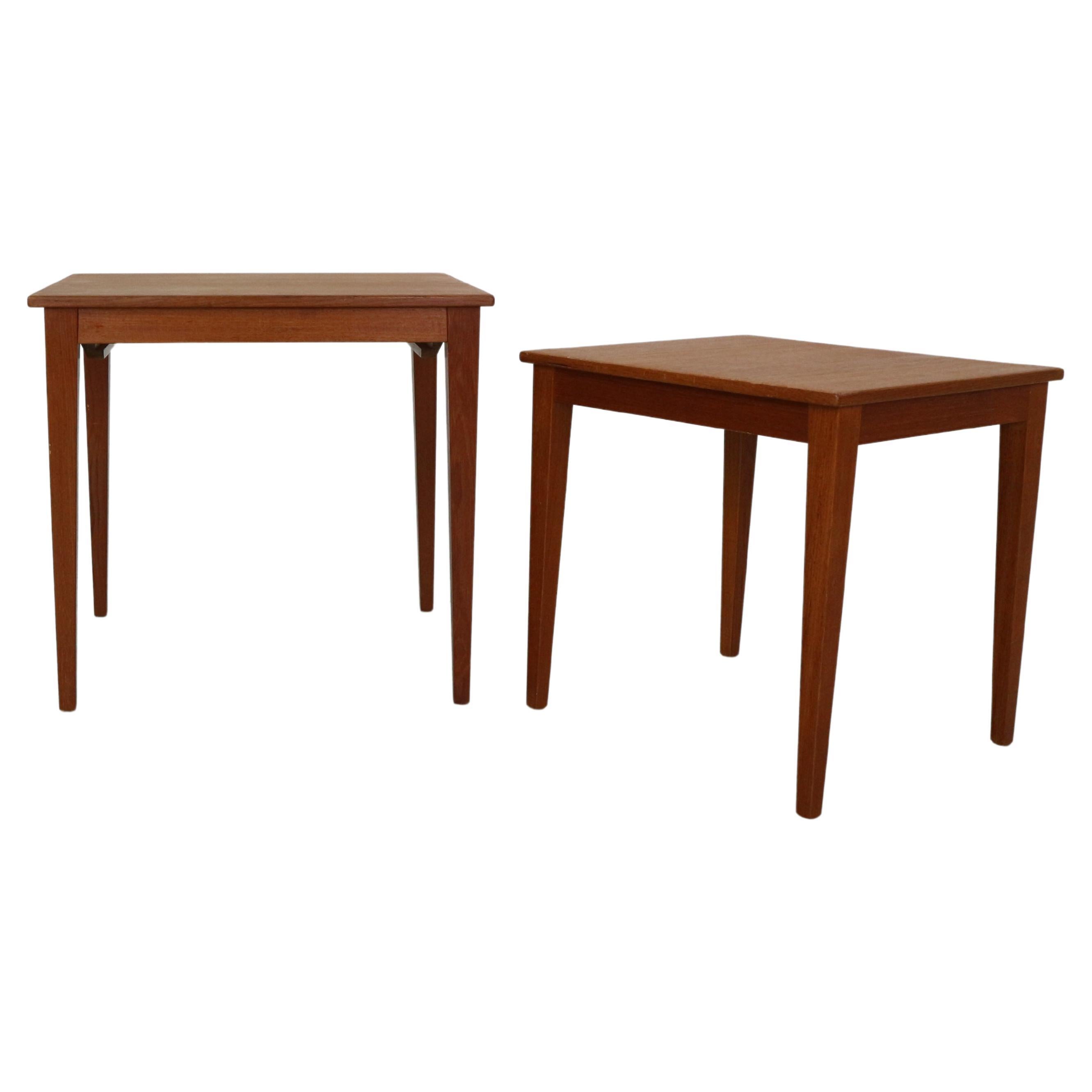 Mid-Century Modern Danish Teak Nesting Tables, 1960's