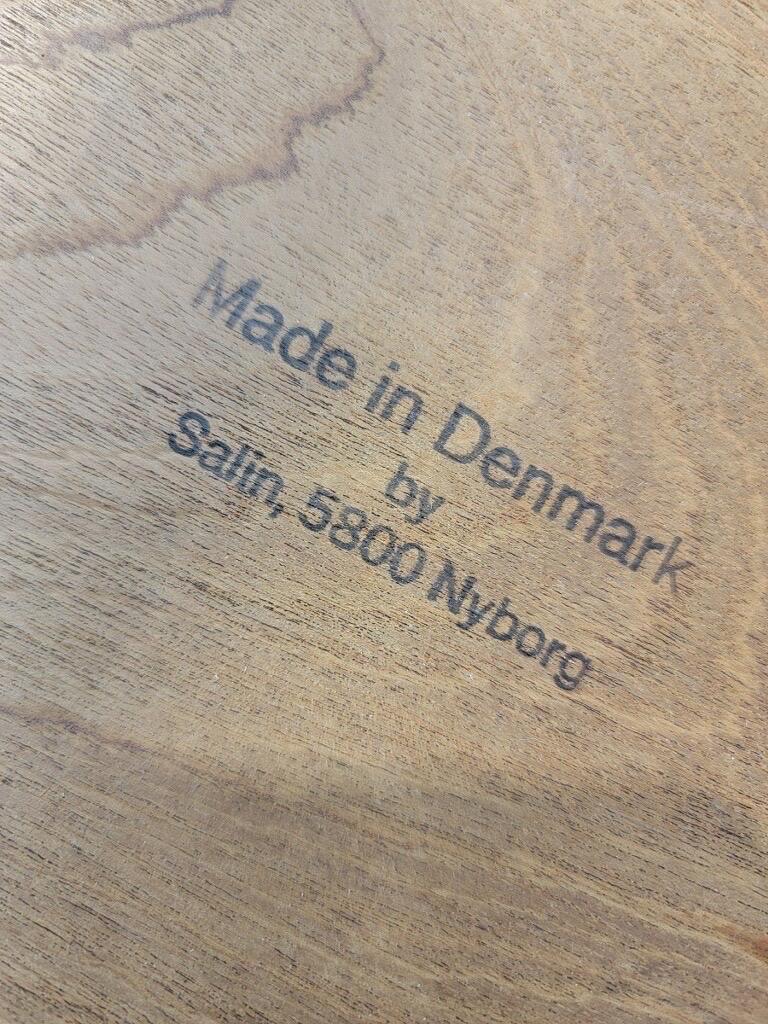 Mid Century Modern Danish Teak Nesting Tables by Salin Nyborg Møbler - Set of 3 For Sale 2