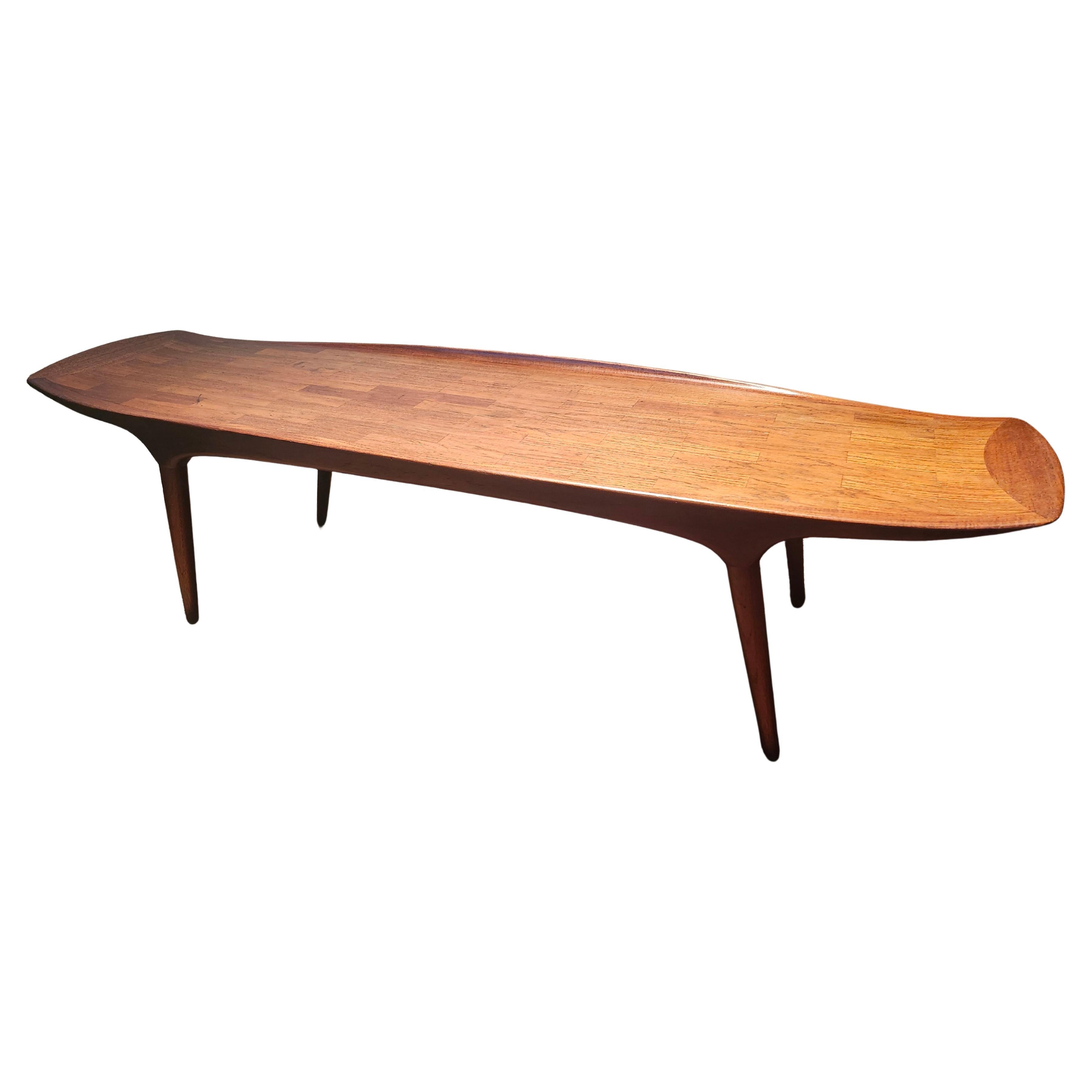 Dänischer Cocktailtisch aus Teak- und Palisanderholz von Mogens Koch, Moderne der Mitte des Jahrhunderts (Handgefertigt) im Angebot