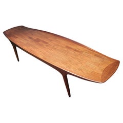 Dänischer Cocktailtisch aus Teak- und Palisanderholz von Mogens Koch, Moderne der Mitte des Jahrhunderts