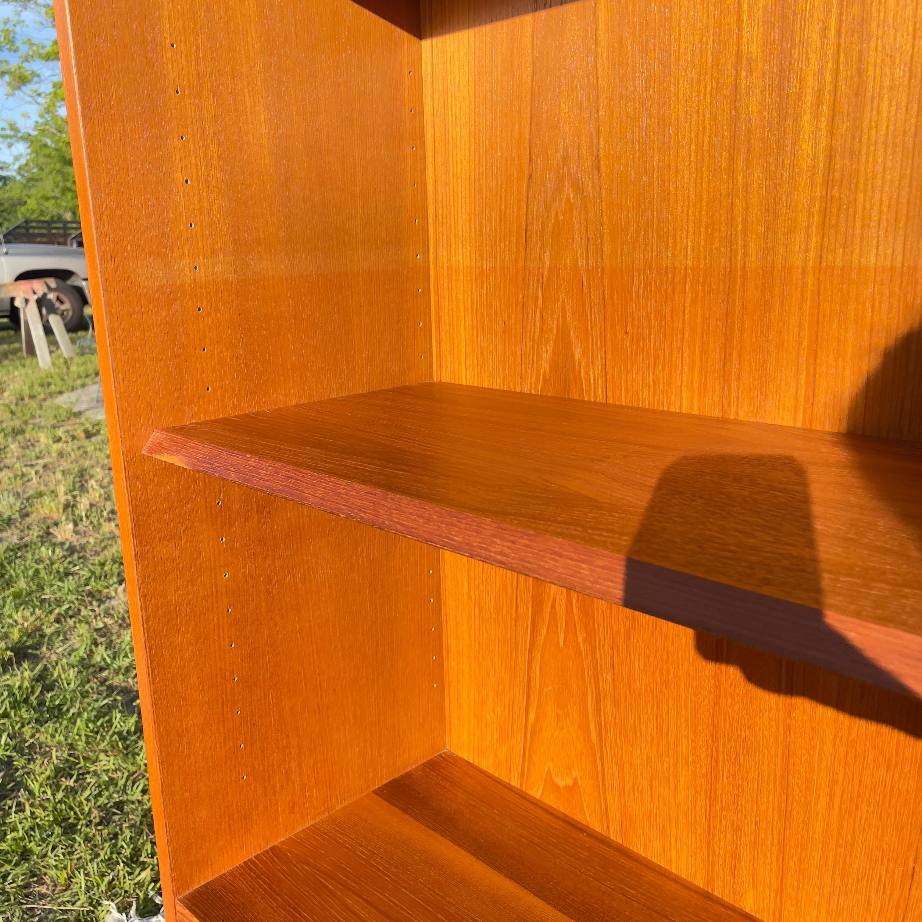 Mid Century Modern Danish Teak Secretary Desk For Sale 5