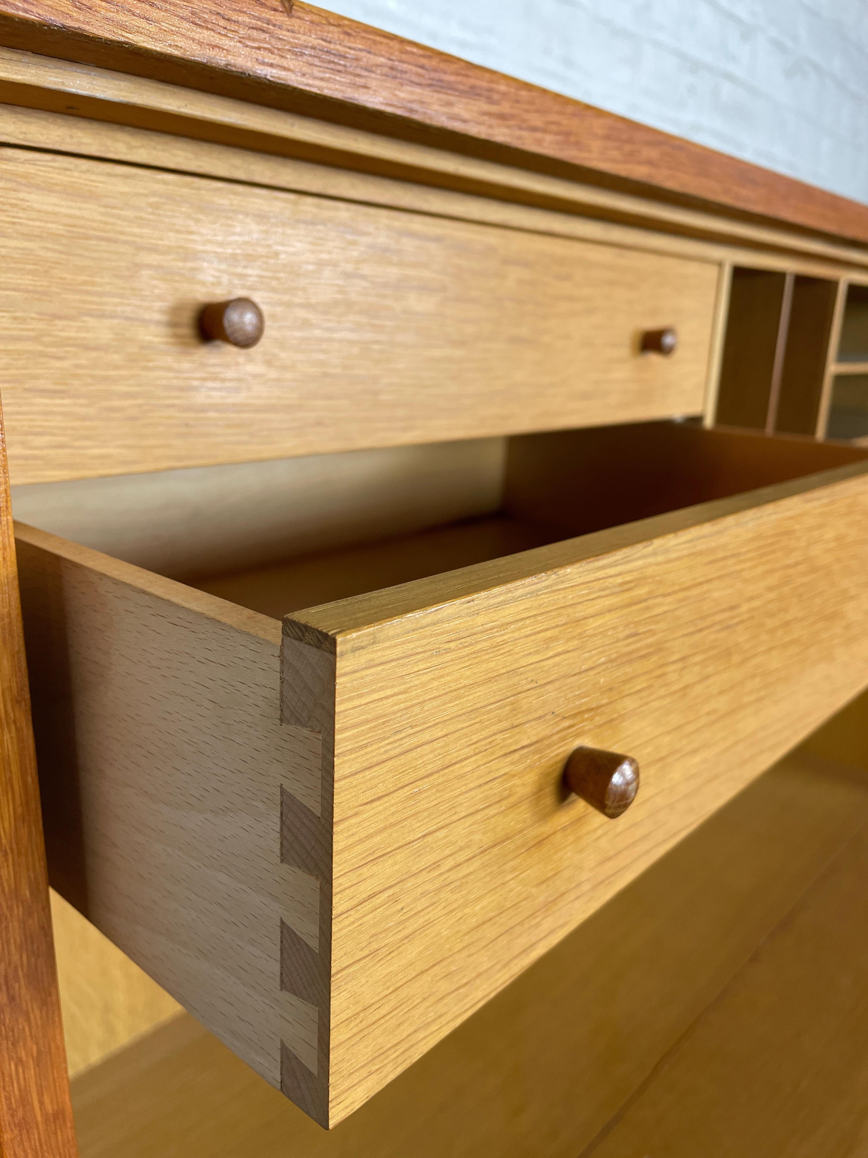 Mid-Century Modern Danish Teak Secretary Desk 2