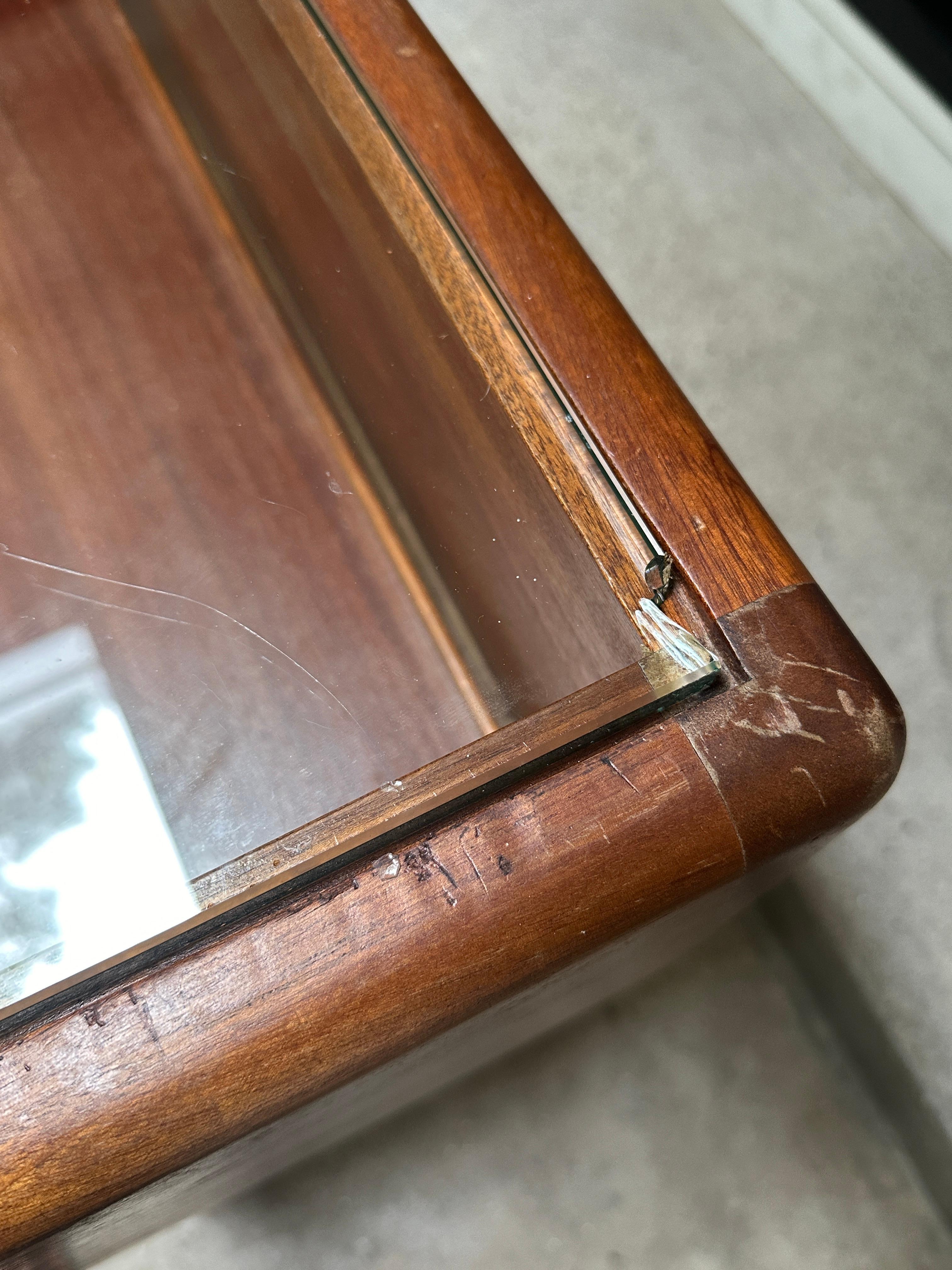 American Mid Century Modern Danish Teak showcase display