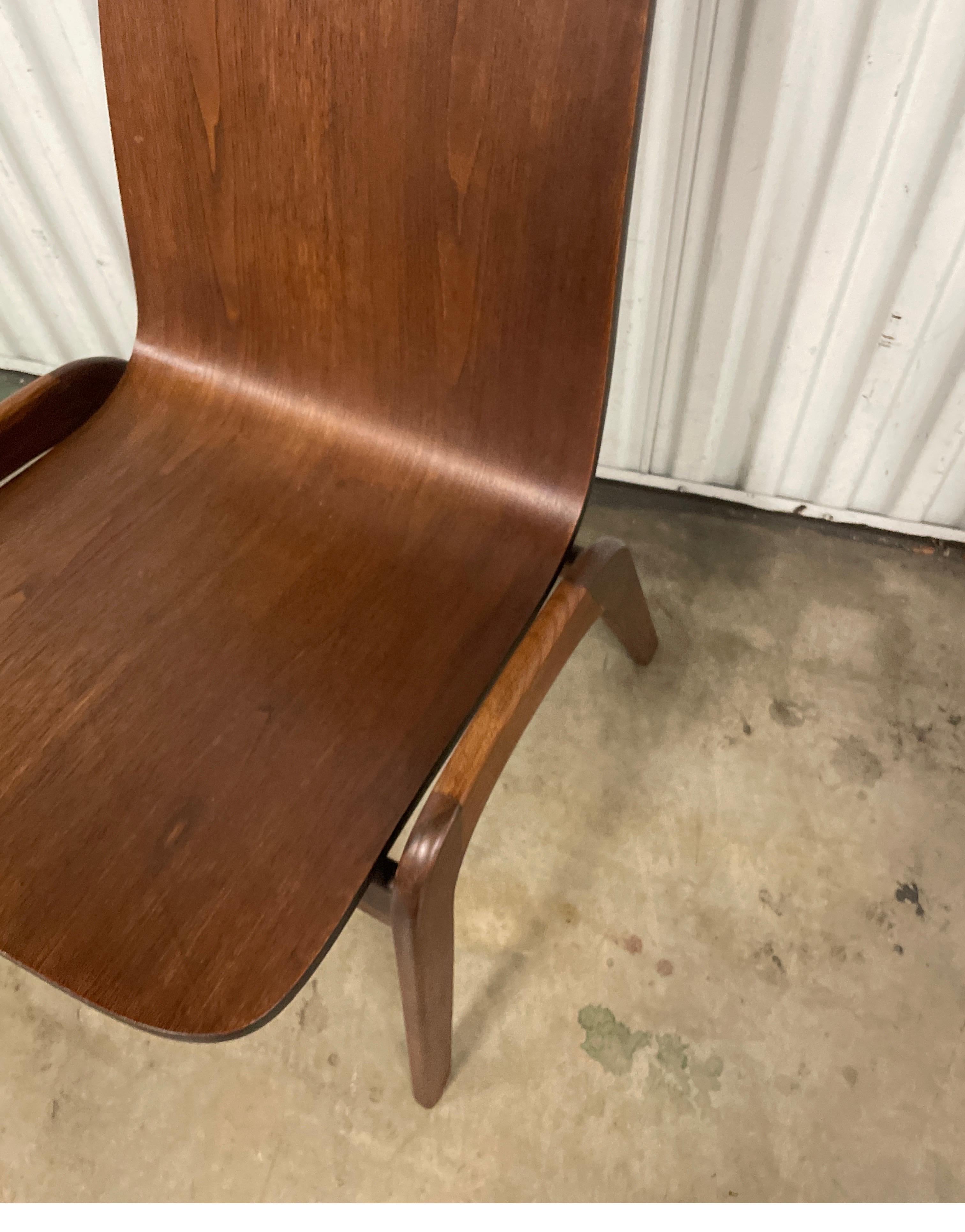 Mid Century Modern Danish Teak Side Chair (Moderne der Mitte des Jahrhunderts) im Angebot