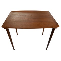 Tavolino danese in teak del Mid Century Modern di Mobelintarsia