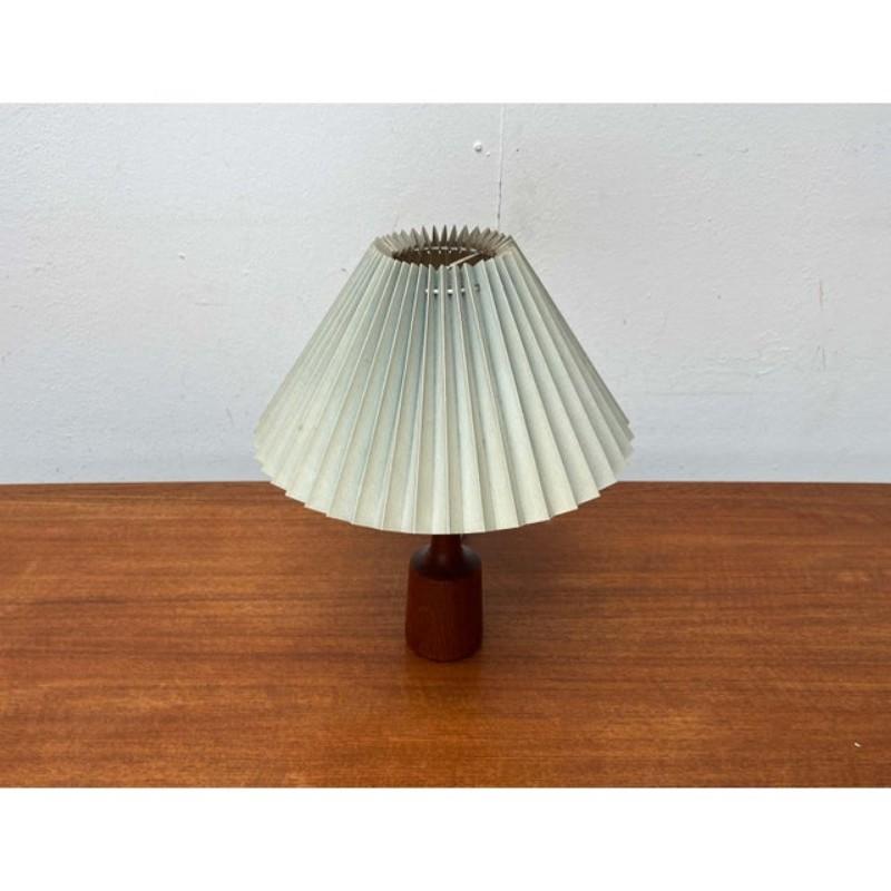 Mid-Century Modern Danish Teak Table Lamp, 1960s For Sale 9
