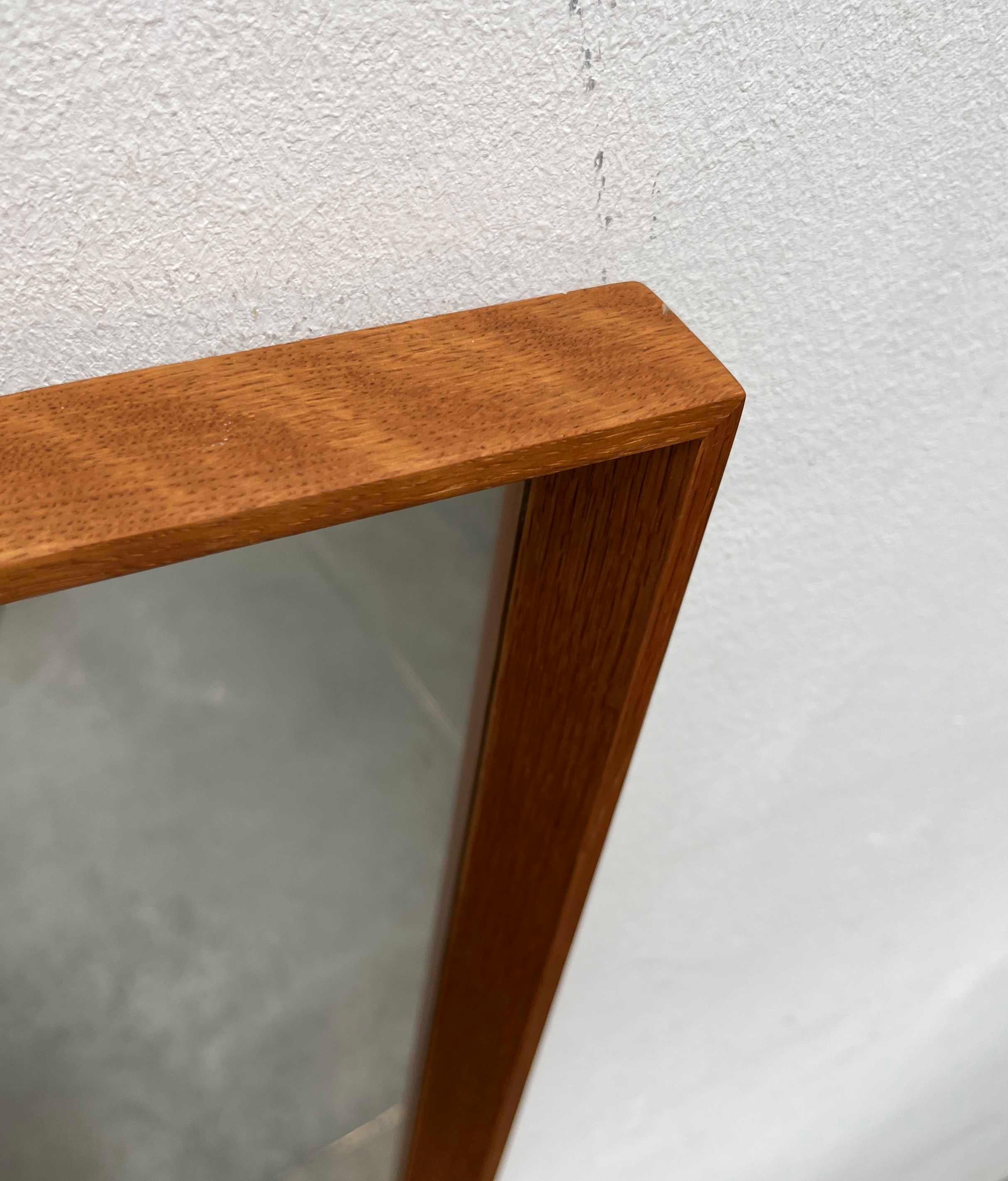 Espejo de pared danés de teca moderno de mediados de siglo, años 60 en venta 4