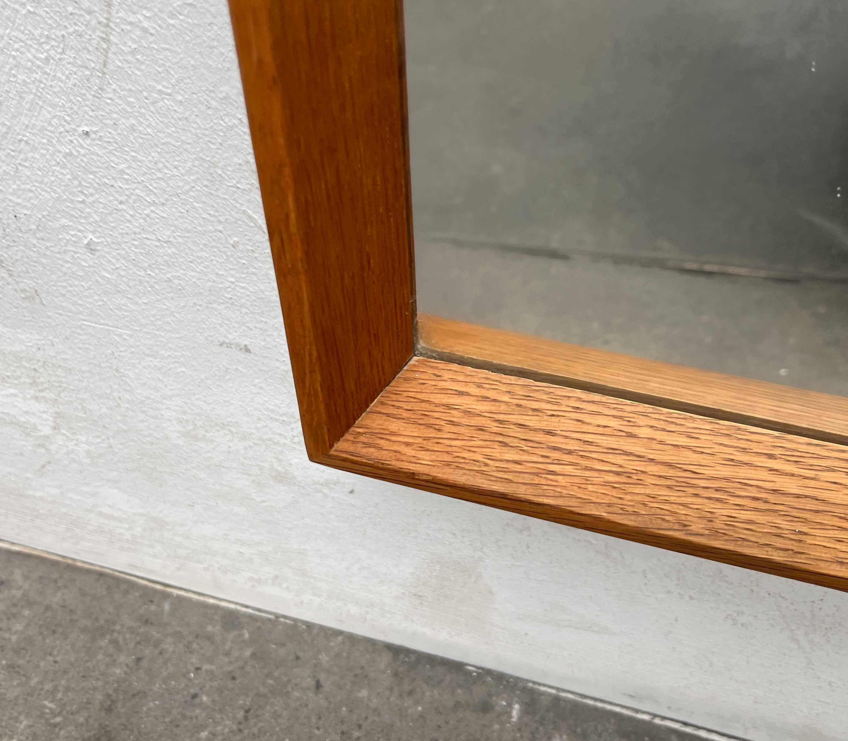 Espejo de pared danés de teca moderno de mediados de siglo, años 60 en venta 5