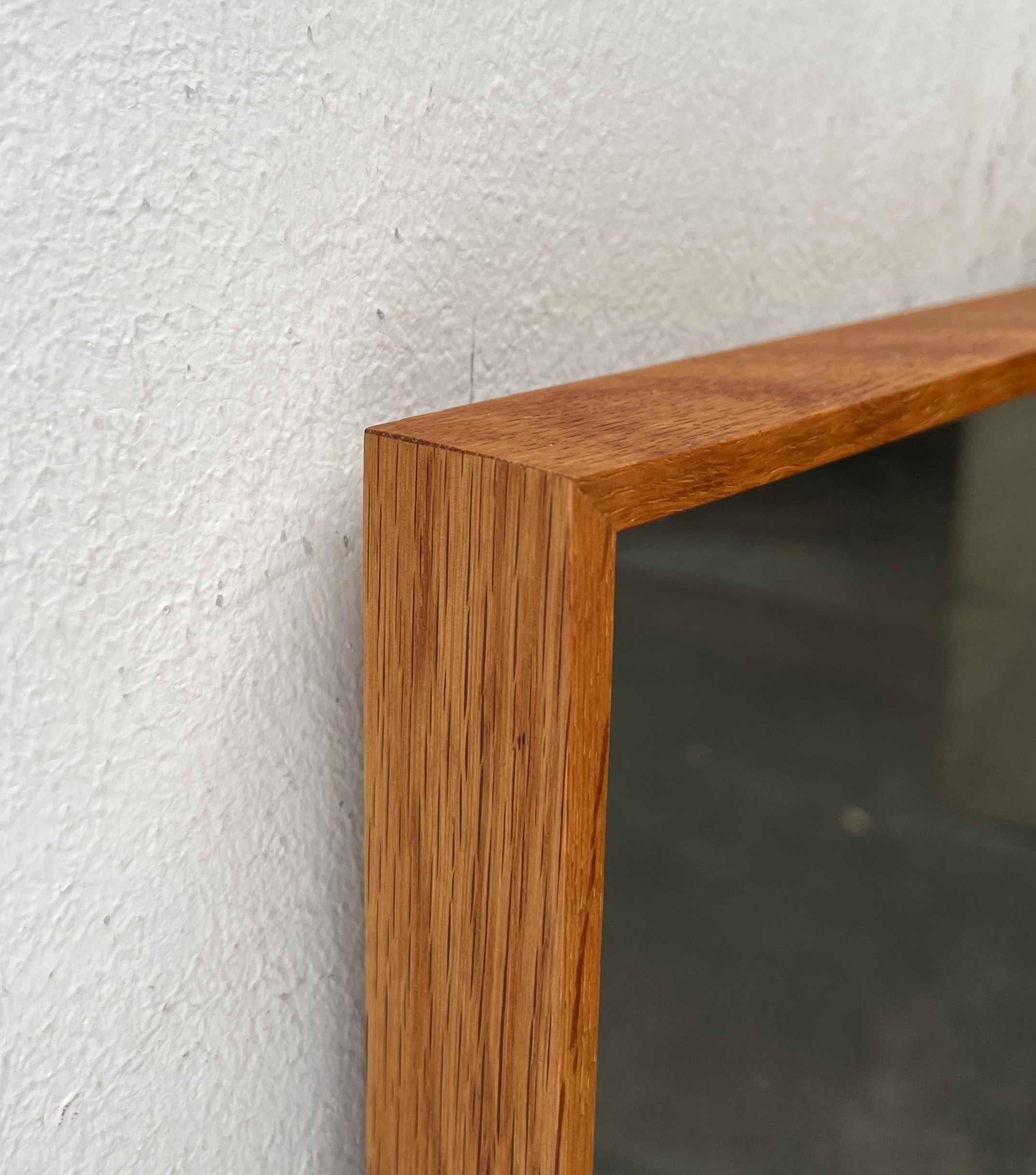Espejo de pared danés de teca moderno de mediados de siglo, años 60 en venta 6
