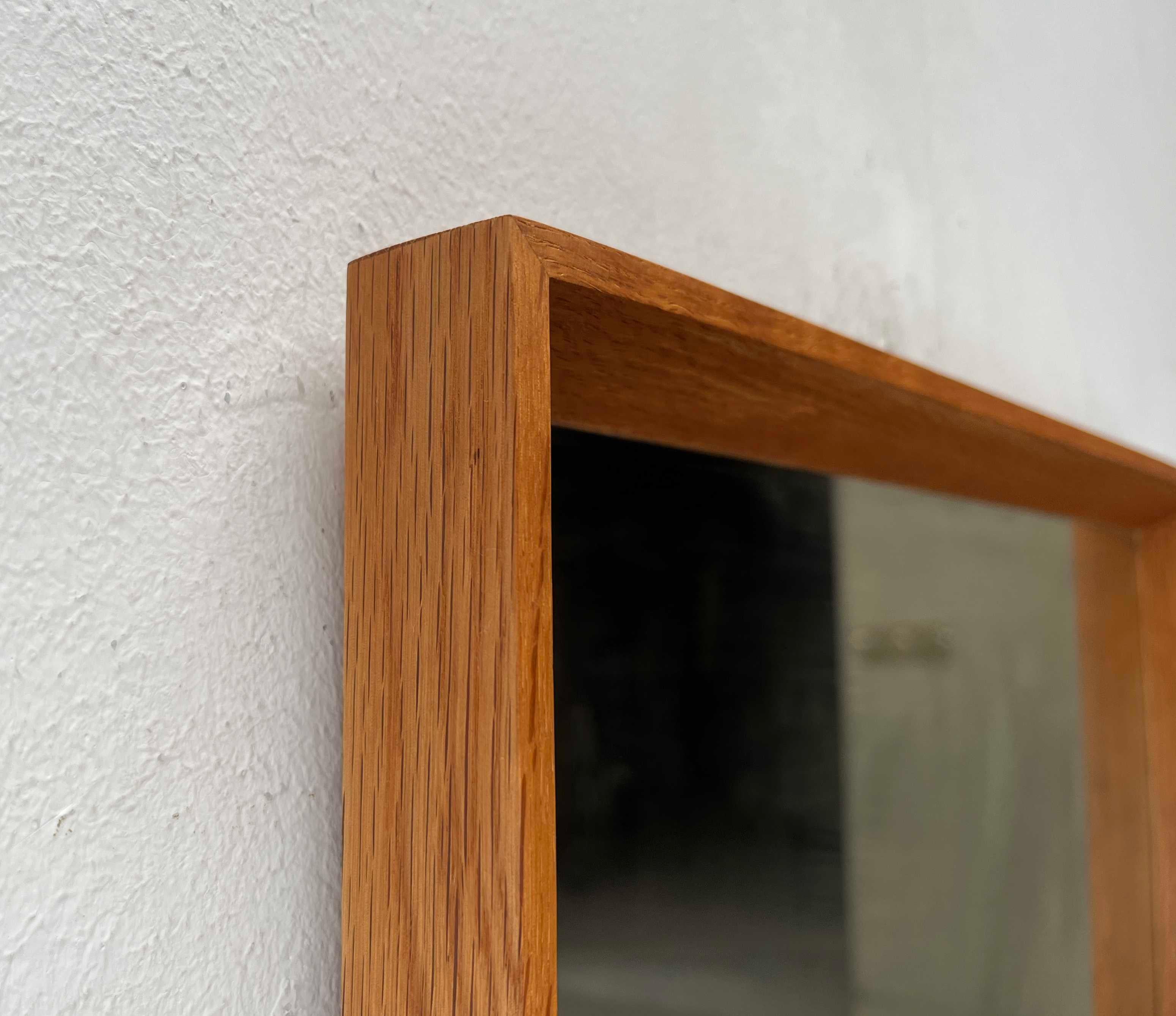 Espejo de pared danés de teca moderno de mediados de siglo, años 60 en venta 7