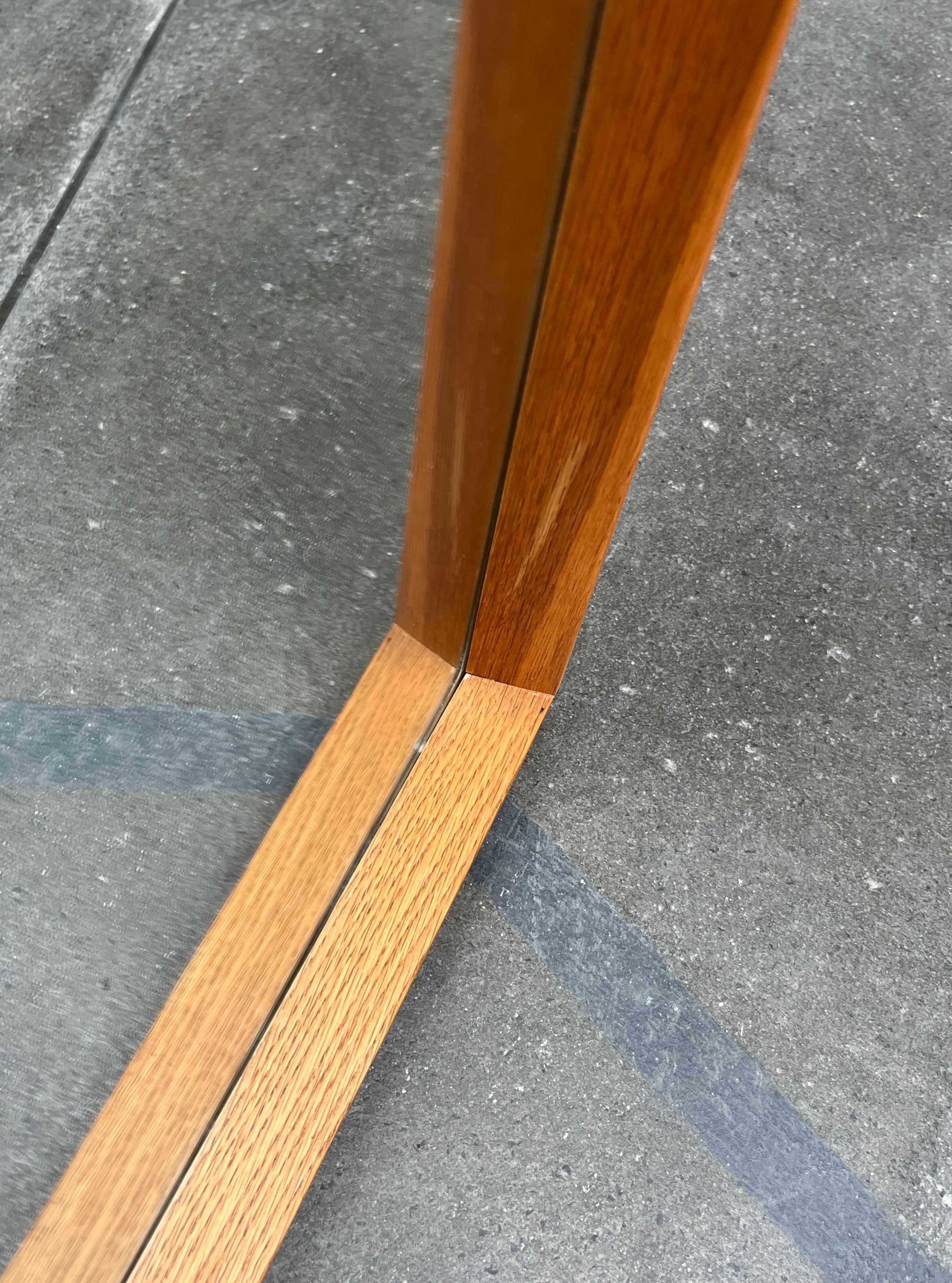 Espejo de pared danés de teca moderno de mediados de siglo, años 60 en venta 10
