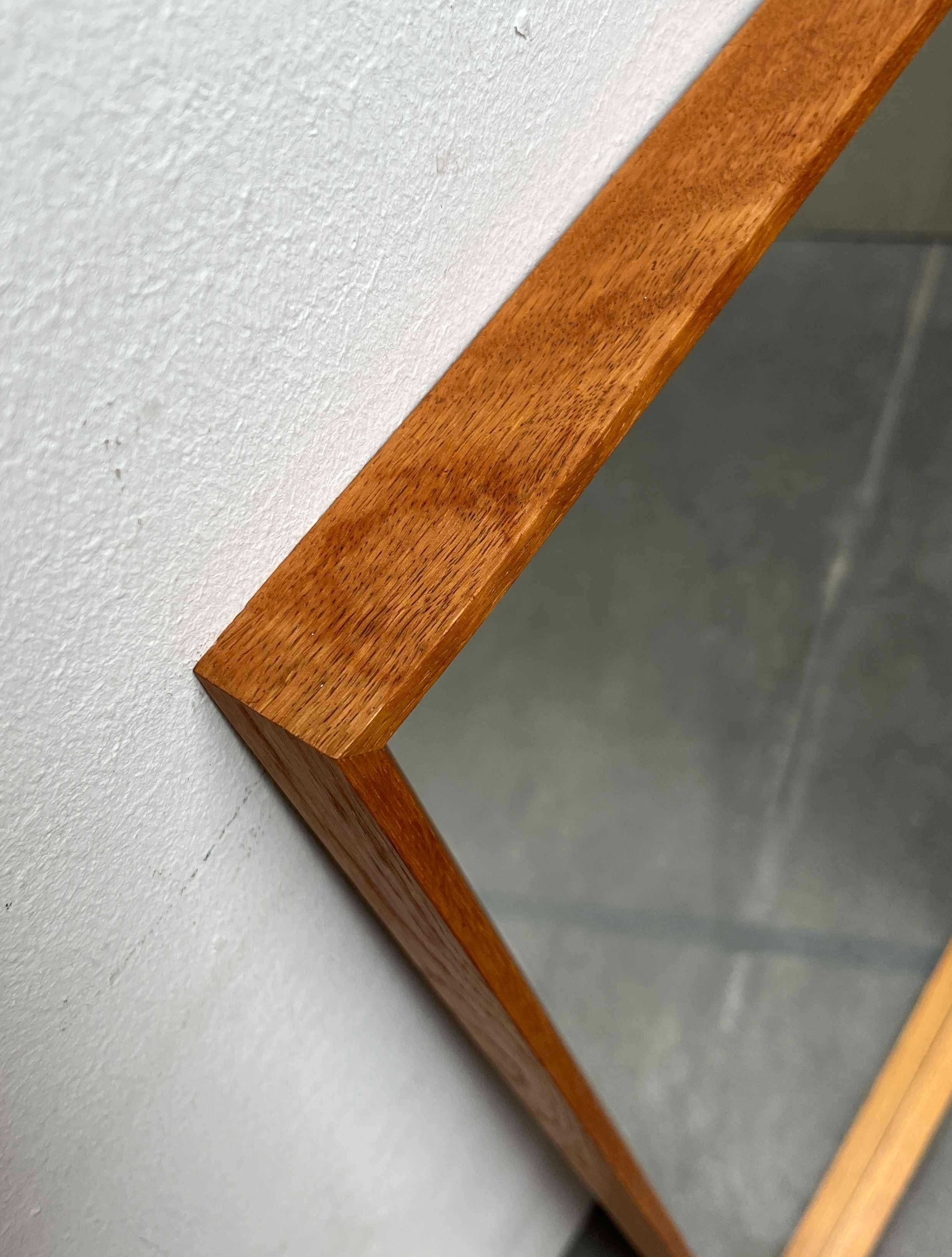 Espejo de pared danés de teca moderno de mediados de siglo, años 60 en venta 11