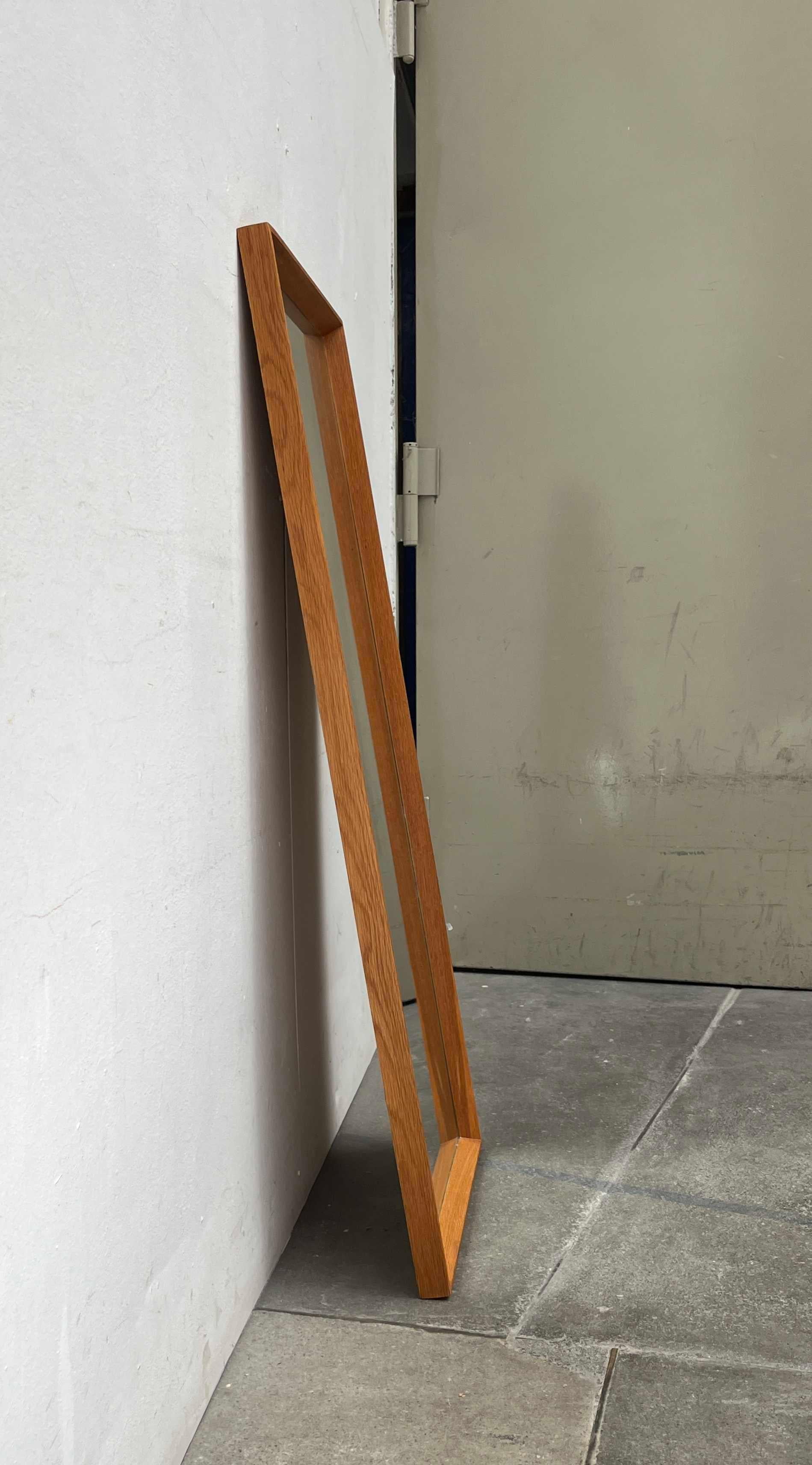 Espejo de pared danés de teca moderno de mediados de siglo, años 60 Danés en venta