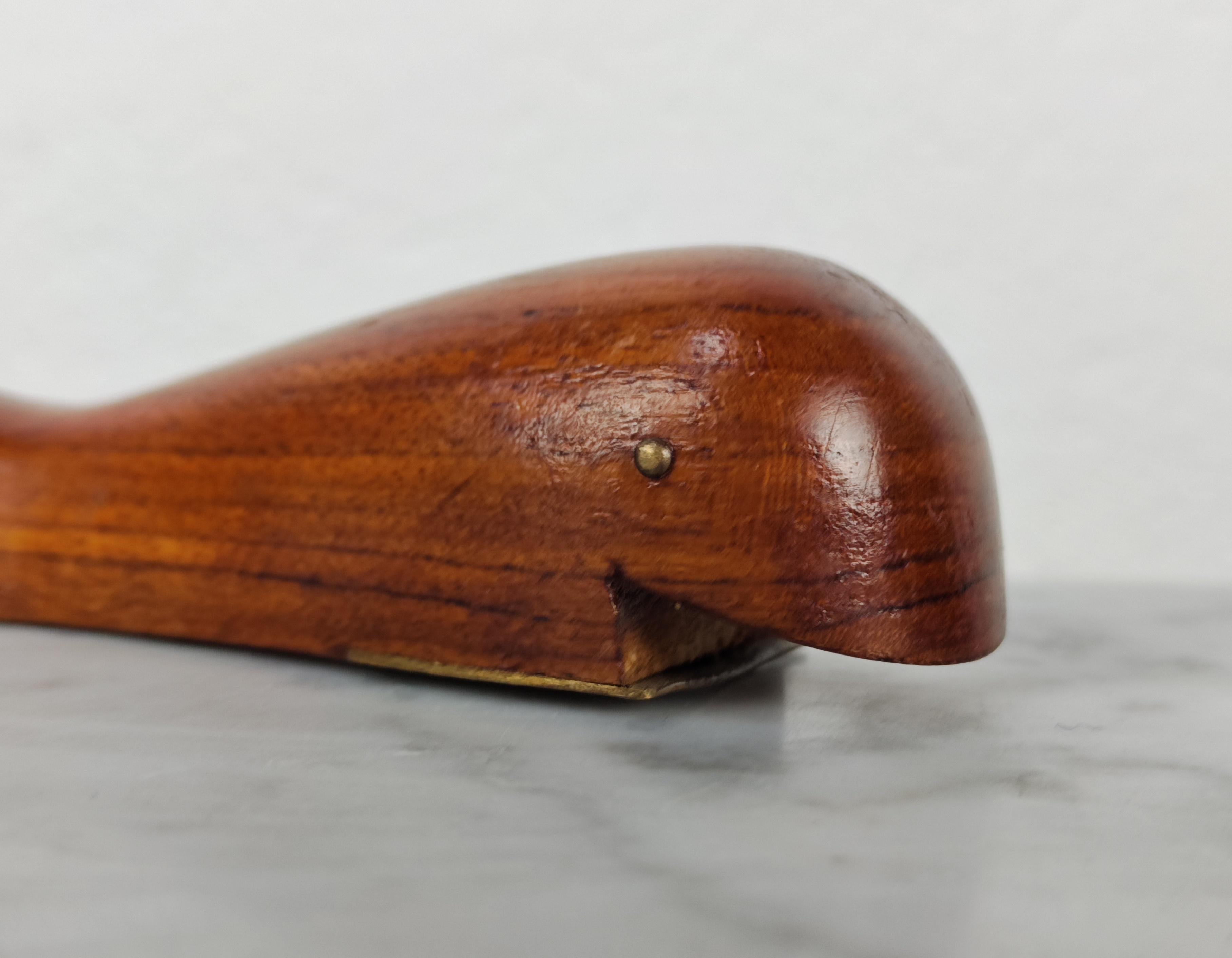 Mid Century Modern Danish Teak Wood Bottle Opener Shaped as Whale, Denmark 1960s For Sale 7