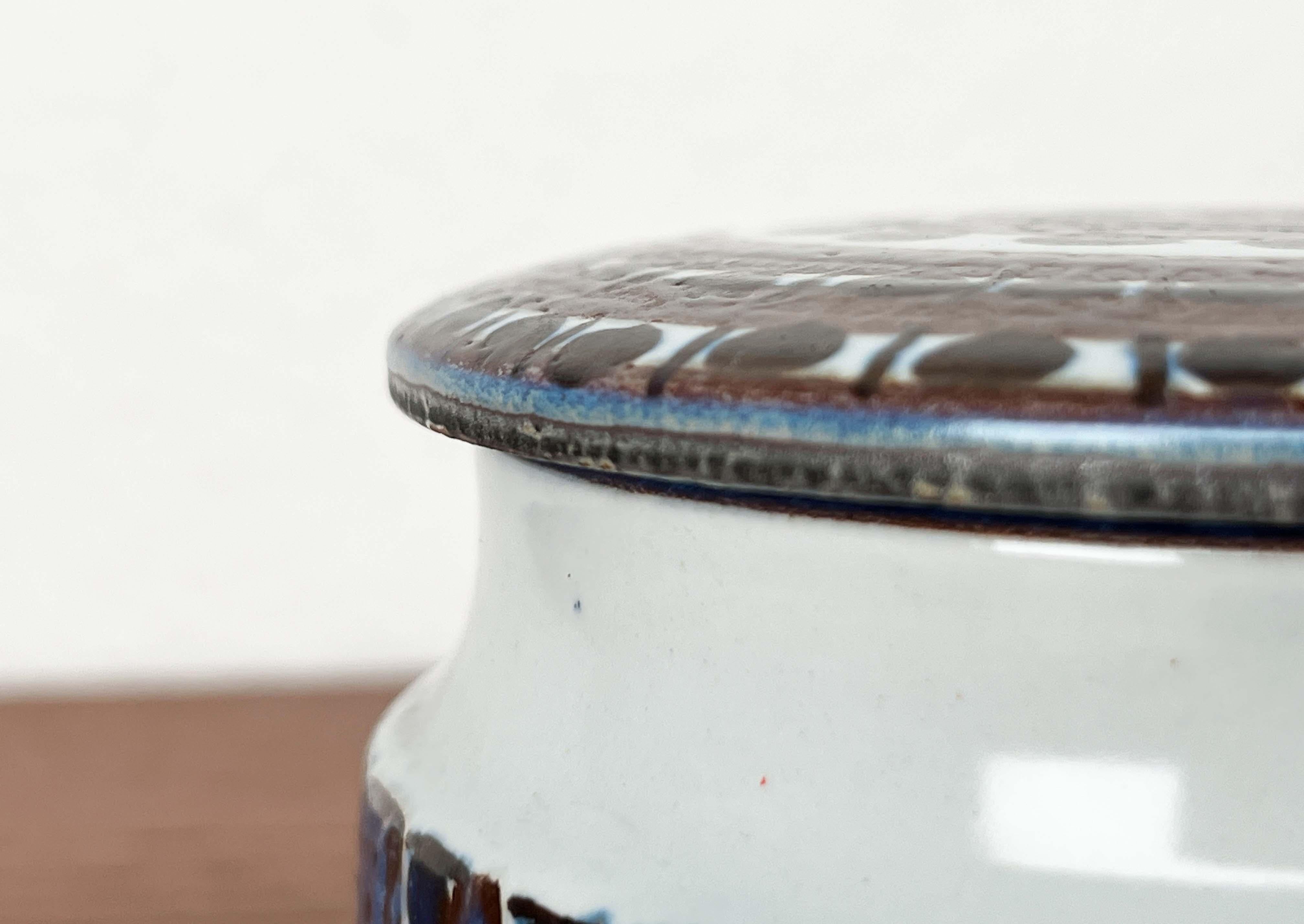 Cuenco Tenera Danés Moderno de Mitad de Siglo con Tapa Aluminia Royal Copenhagen, Años 60 en venta 9