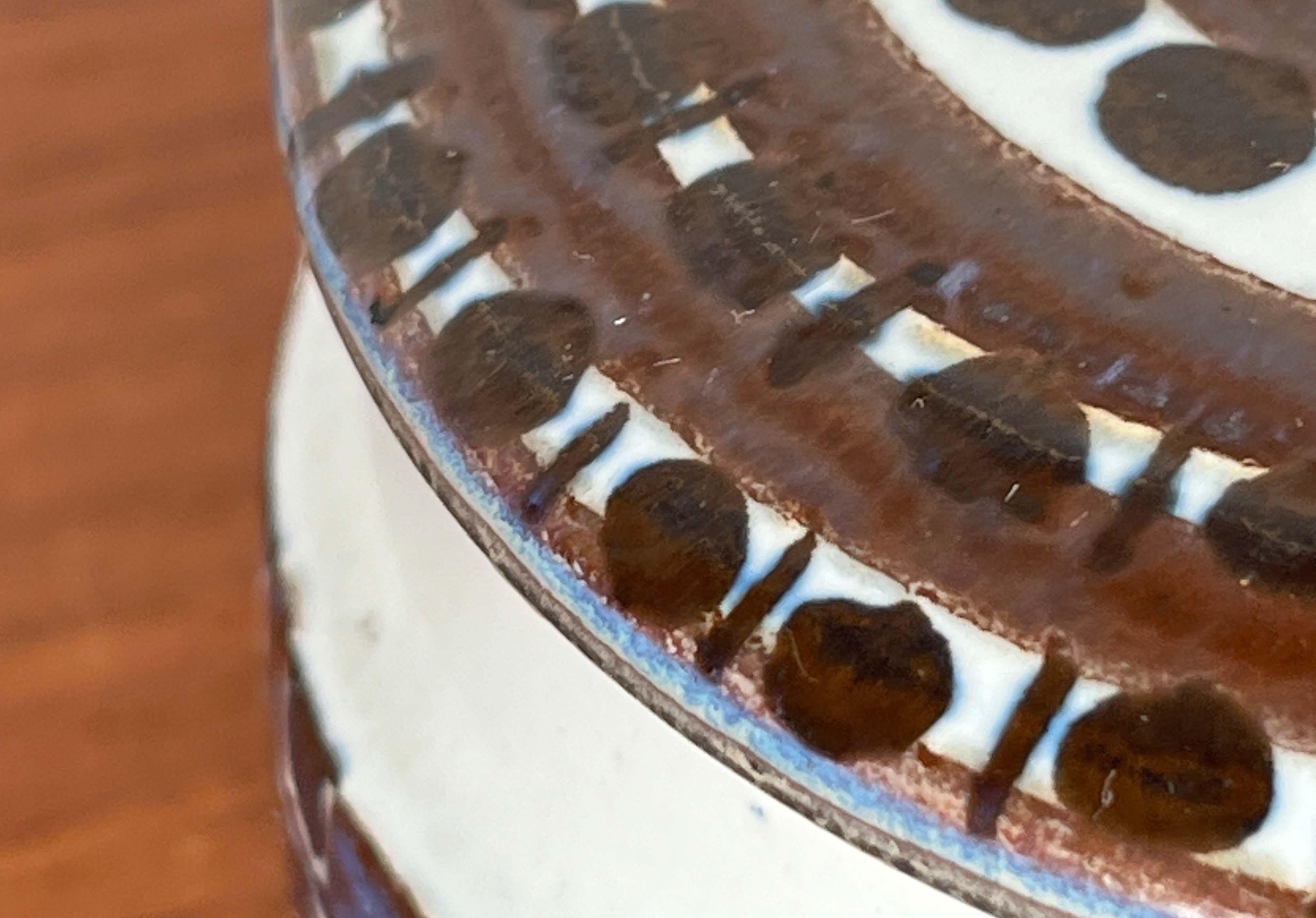 Cuenco Tenera Danés Moderno de Mitad de Siglo con Tapa Aluminia Royal Copenhagen, Años 60 en venta 12