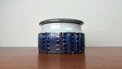 Mid-Century Modern Danish Tenera Bowl with Lid Aluminia Royal Copenhagen, 1960s