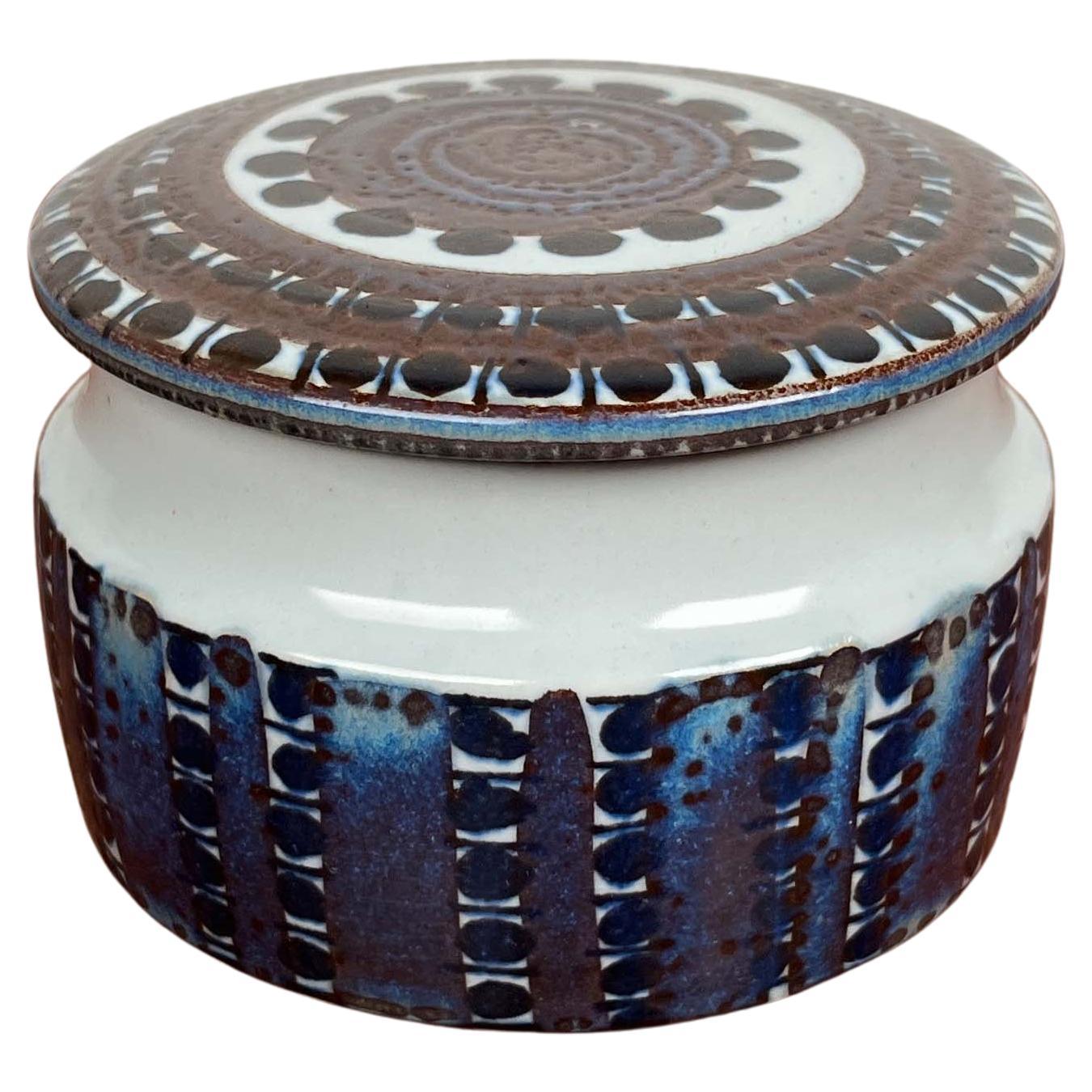 Moderne dänische Tenera-Schale mit Deckel Aluminia Royal Copenhagen, 1960er Jahre