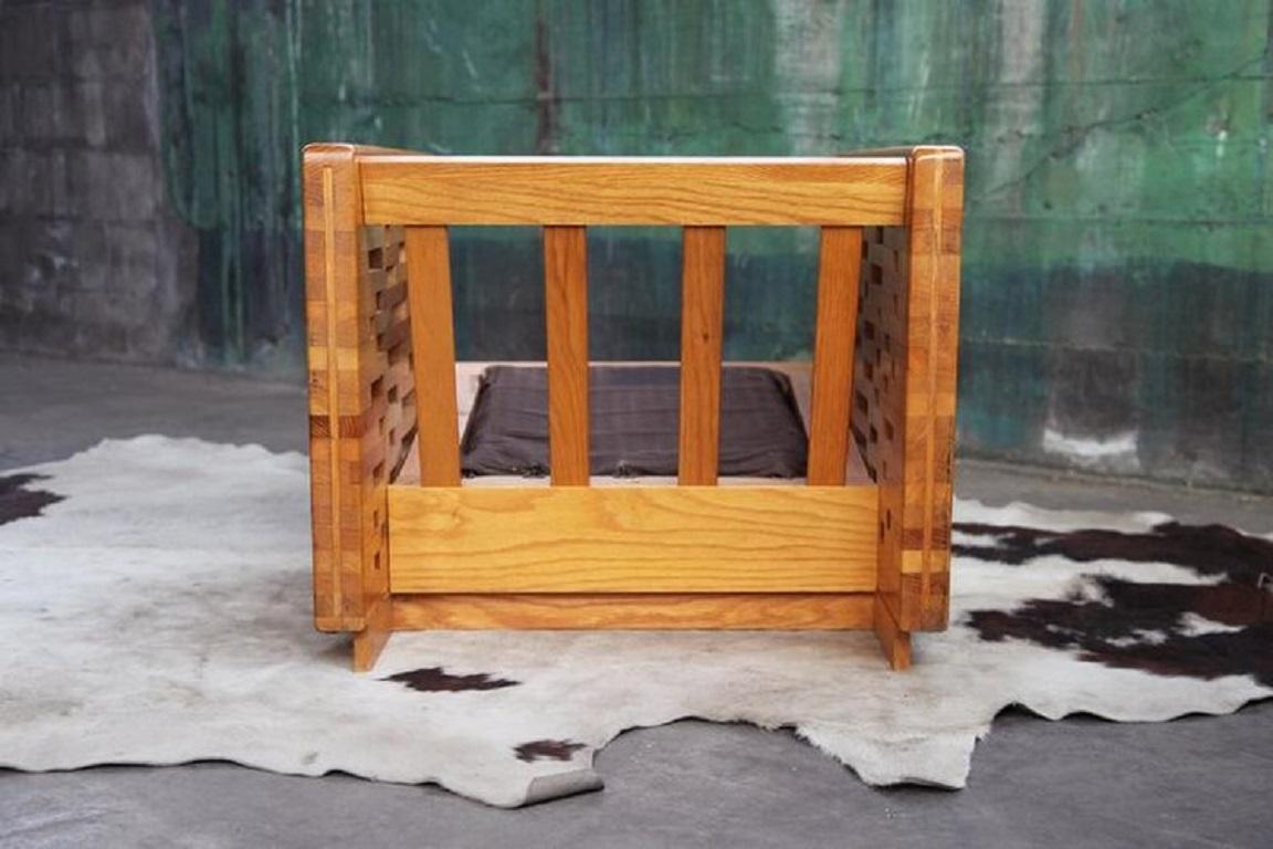Sillón Lounge Cubo Tesselado Danés Moderno de Mitad de Siglo en Bueno estado para la venta en Madison, WI