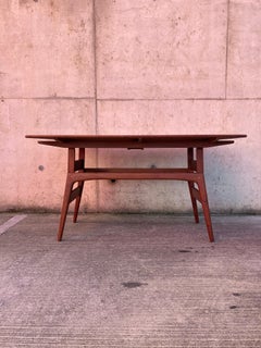 Mid Century Modern Danish Trioh Metamorphic Dining Table and Coffee Table