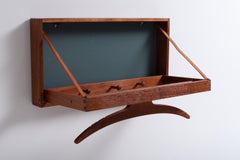 Mid-Century Modern Danish Virum Møbelsnedkeri Teak Coat Rack