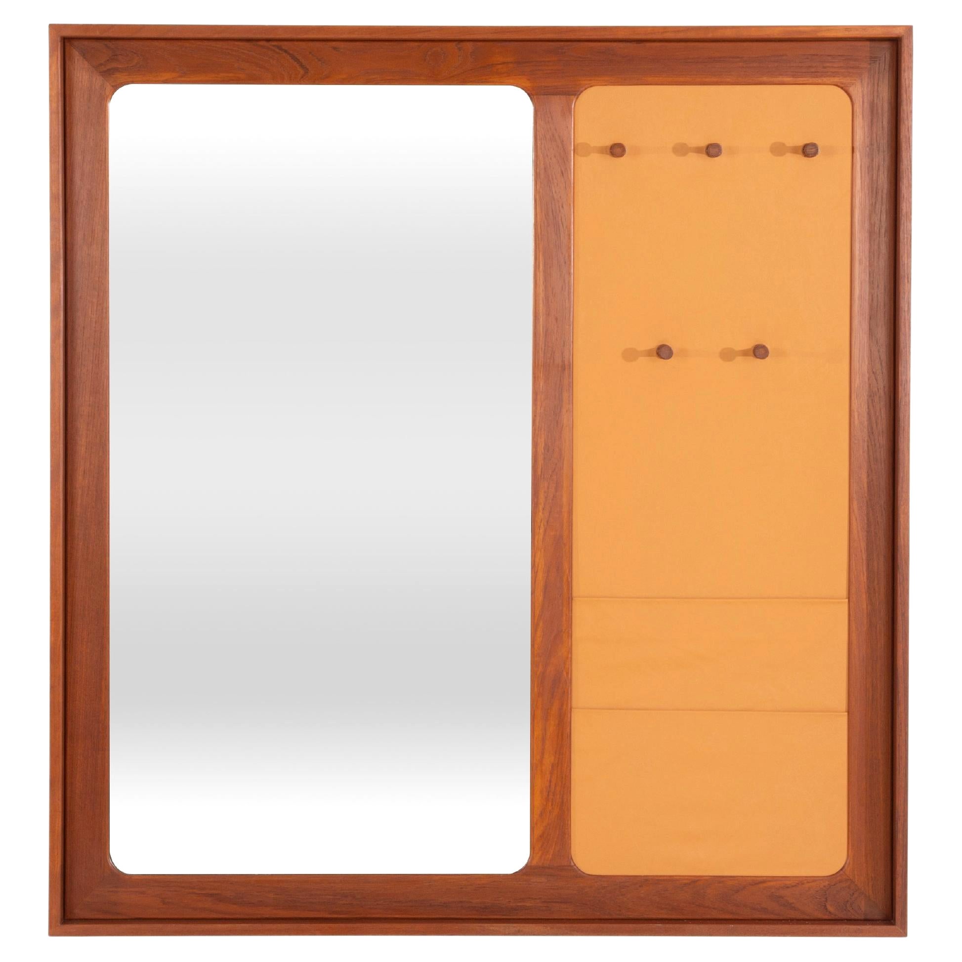 Mid-Century Modern Danish Wall Mirror