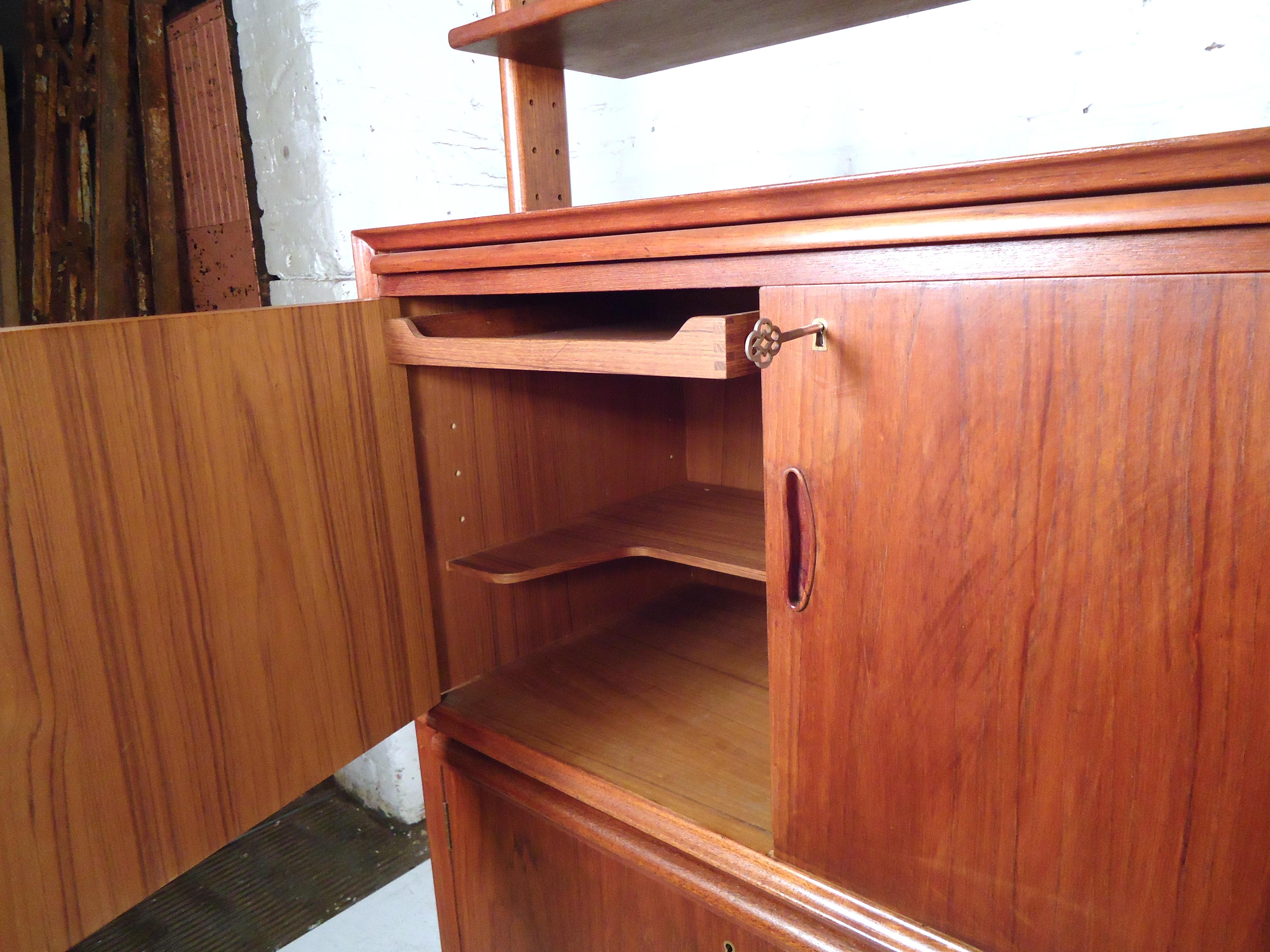 Mid-Century Modern Danish Wall Unit 2